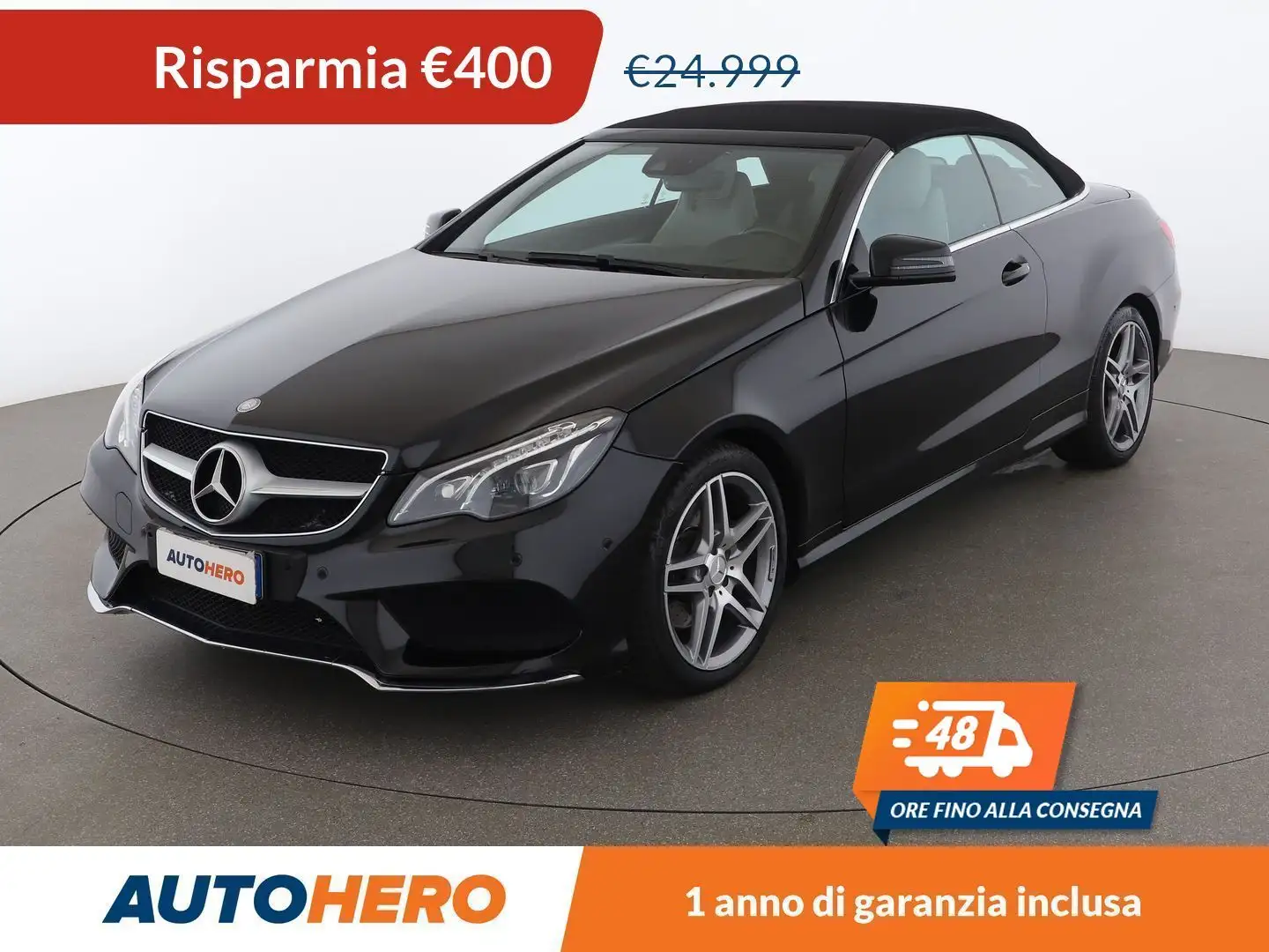 Mercedes-Benz E 200 E 200 CGI Sport  Cabrio Negru - 1