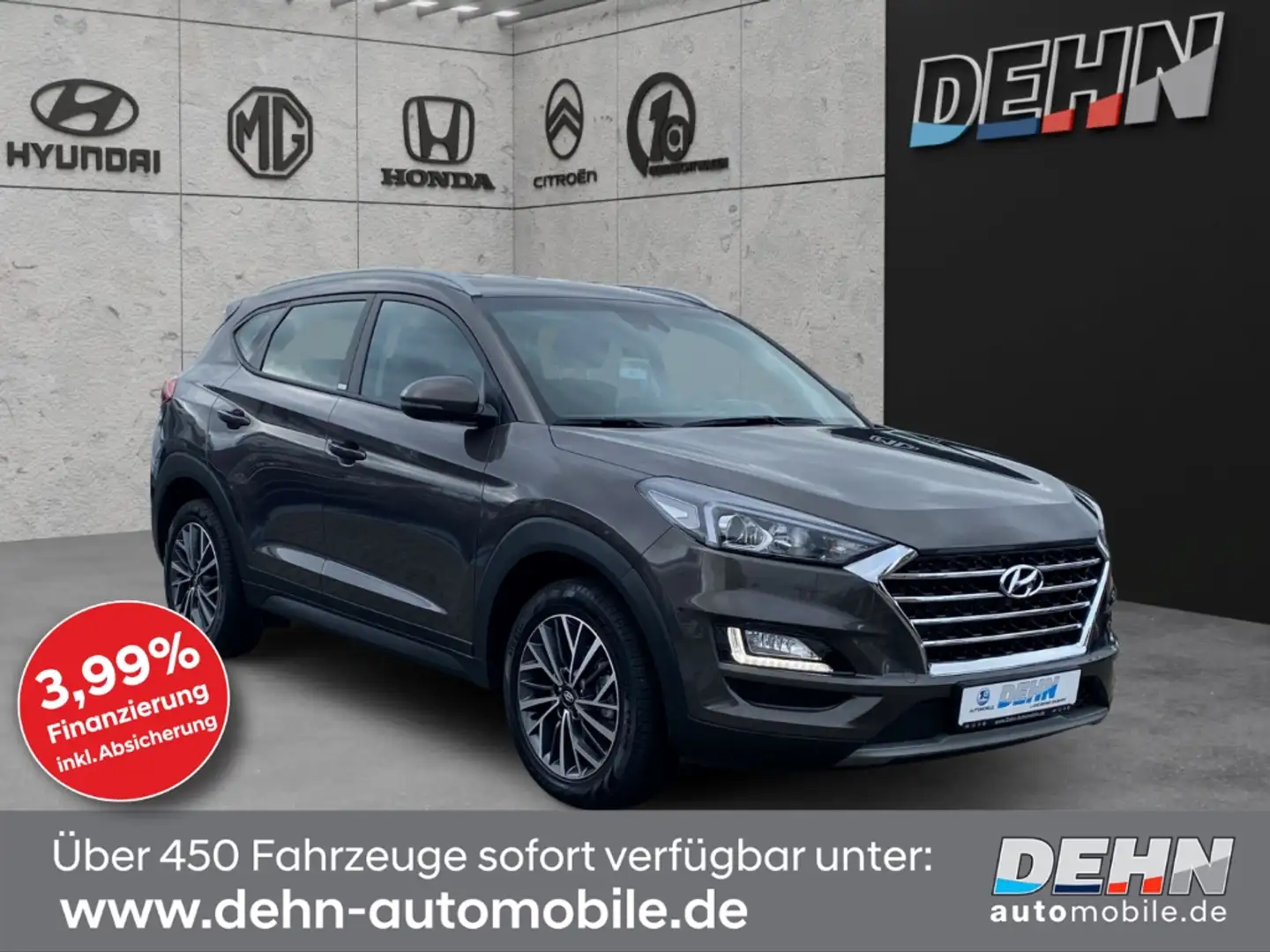 Hyundai TUCSON 1.6 Advantage Navi SHZ LRHZ CAM 18LMF Gris - 1