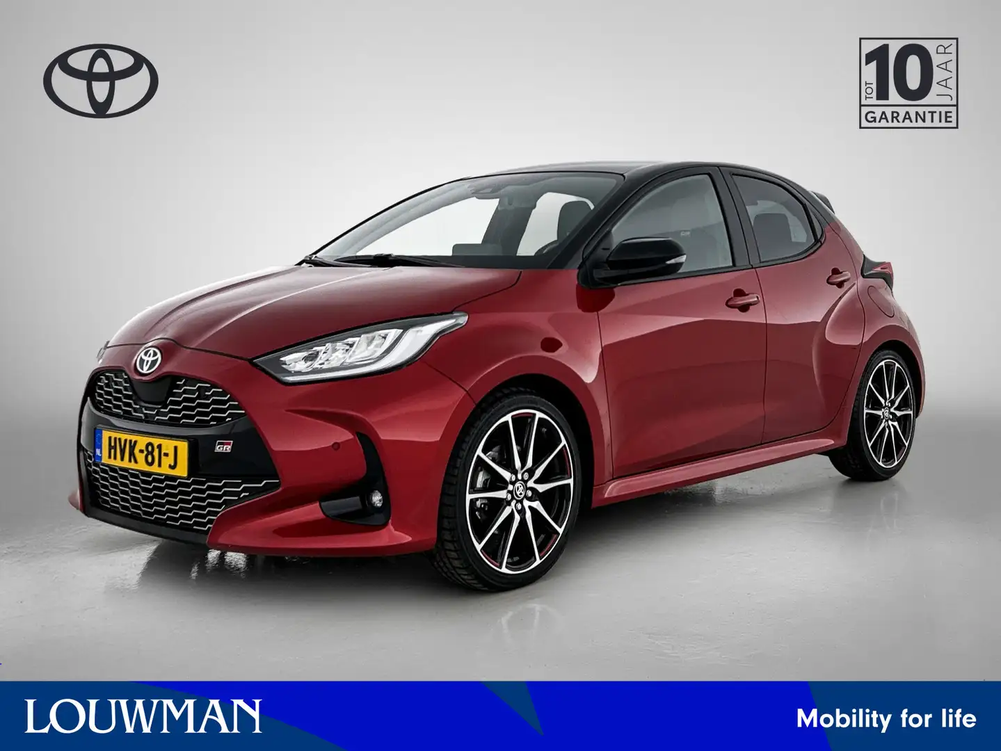 Toyota Yaris 1.5 Hybrid GR Sport Limited | Navi | Dodehoekdetec Rouge - 1