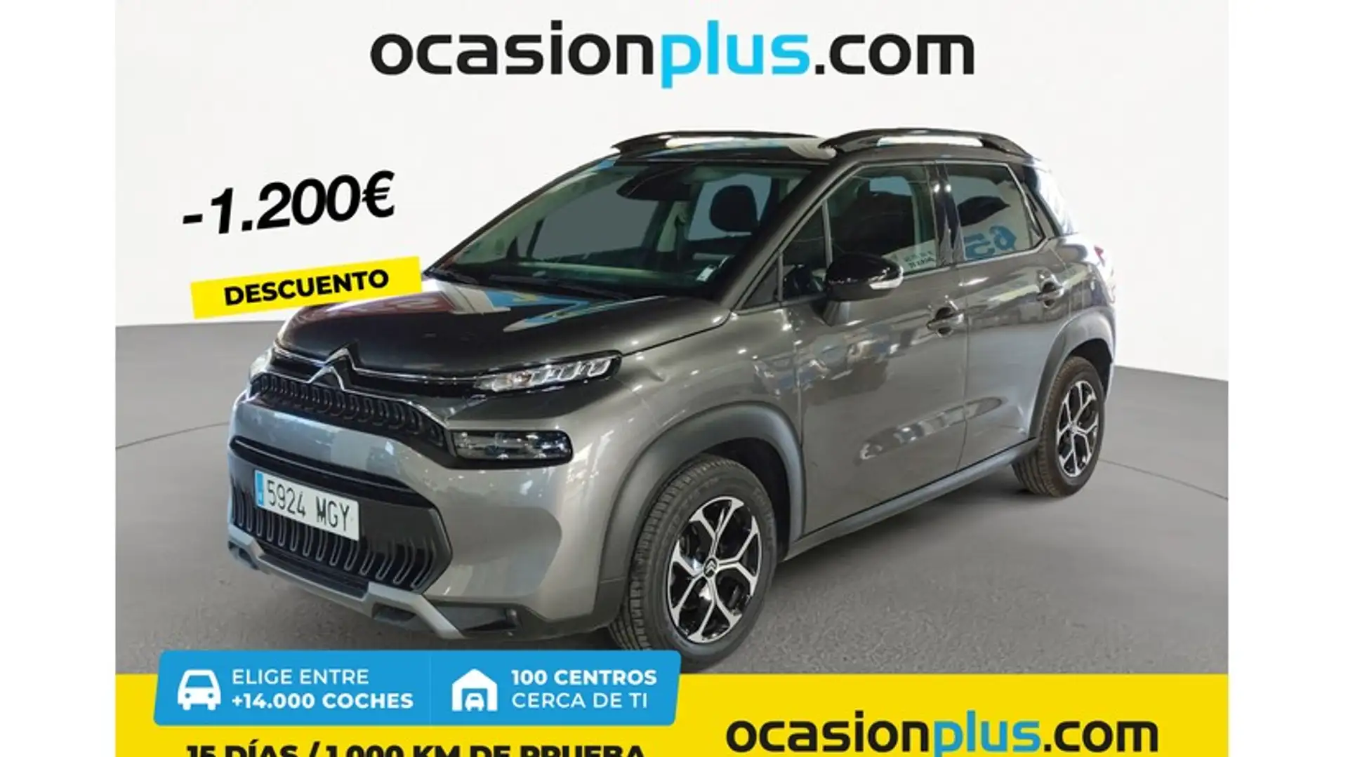 Citroen C3 Aircross Puretech S&S Shine 110 Gris - 1
