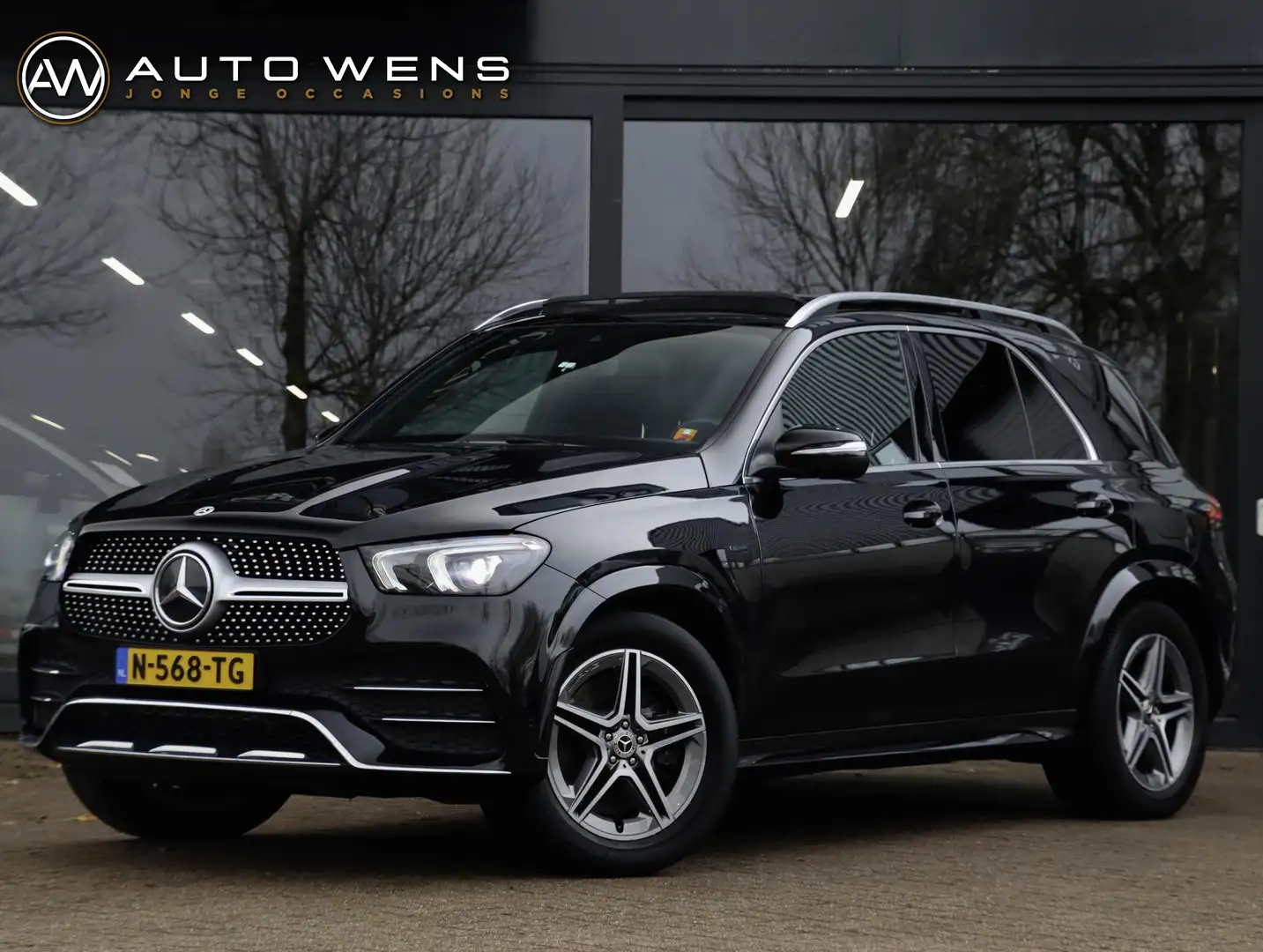 Mercedes-Benz GLE 350 e 4MATIC AMG Pano Night Sfeerverlichting Stoelverw Zwart - 1