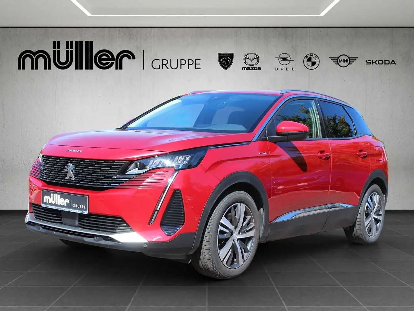 Peugeot 3008 Plug-in Hybrid 225 e-EAT8 Allure Pack Rouge - 1