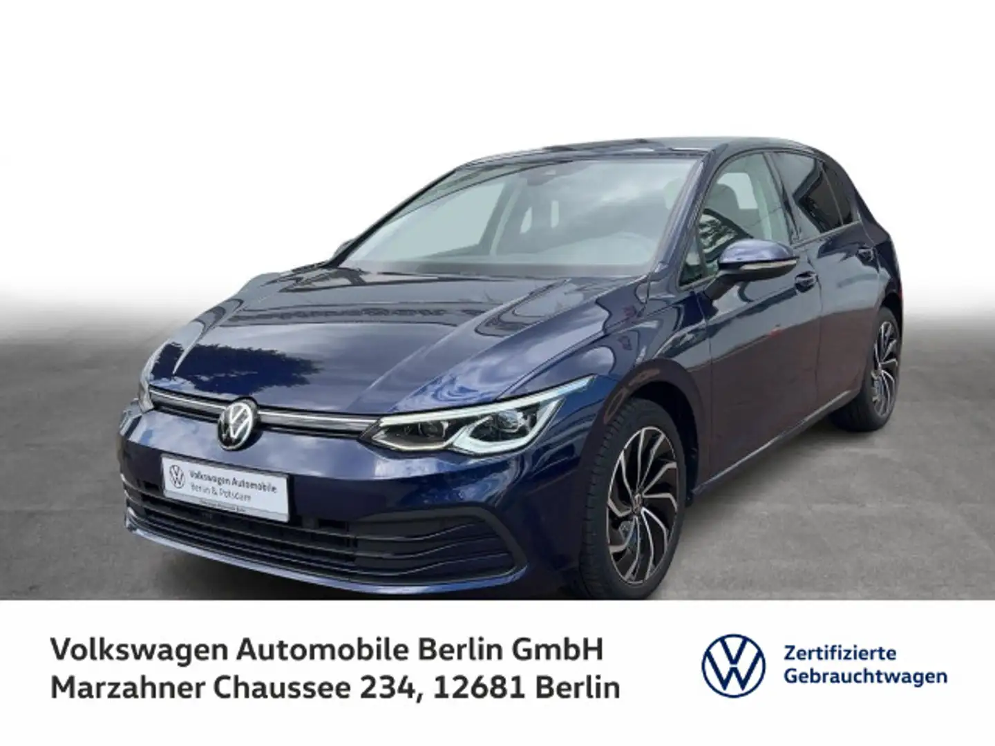 Volkswagen Golf VIII 1.0 TSI DSG Life Navi LED-Matrix PDC Blauw - 1