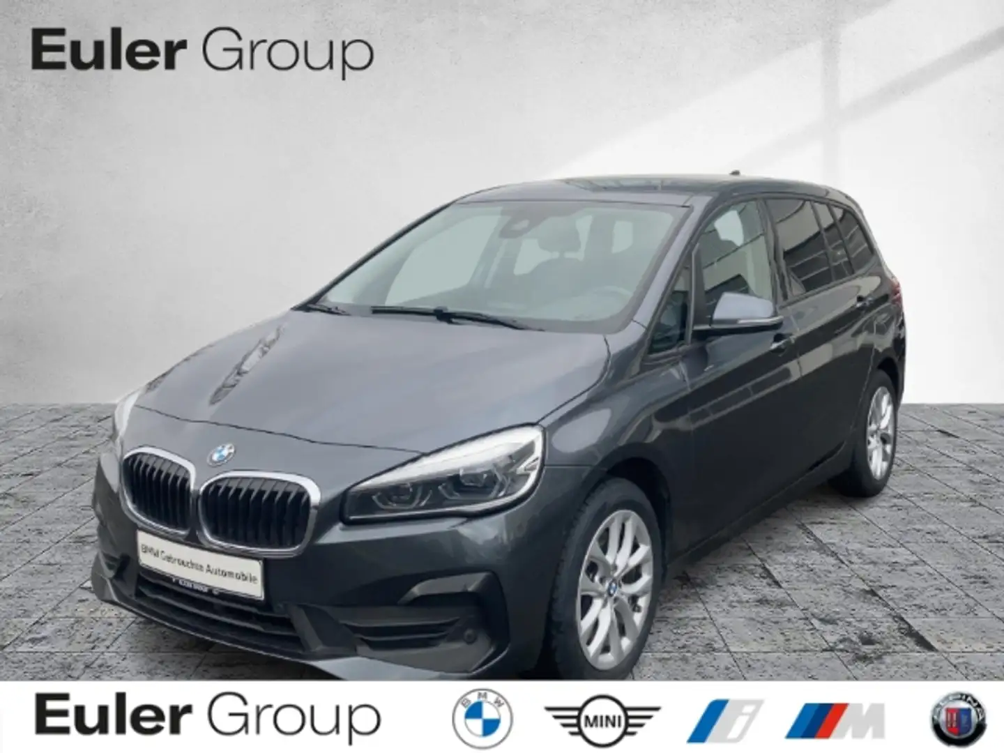 BMW 218 Gran Tourer d 17'' Advantage Navi LED PDC SHZ Driv Grau - 1