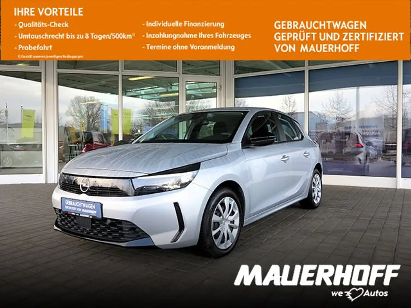 Opel Corsa F Edition | Winter-P. | PDC | DAB Silber - 1