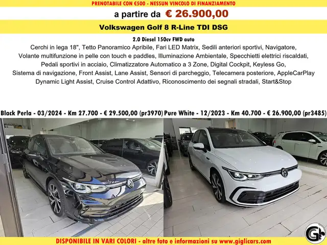2023 Volkswagen Golf in White for sale