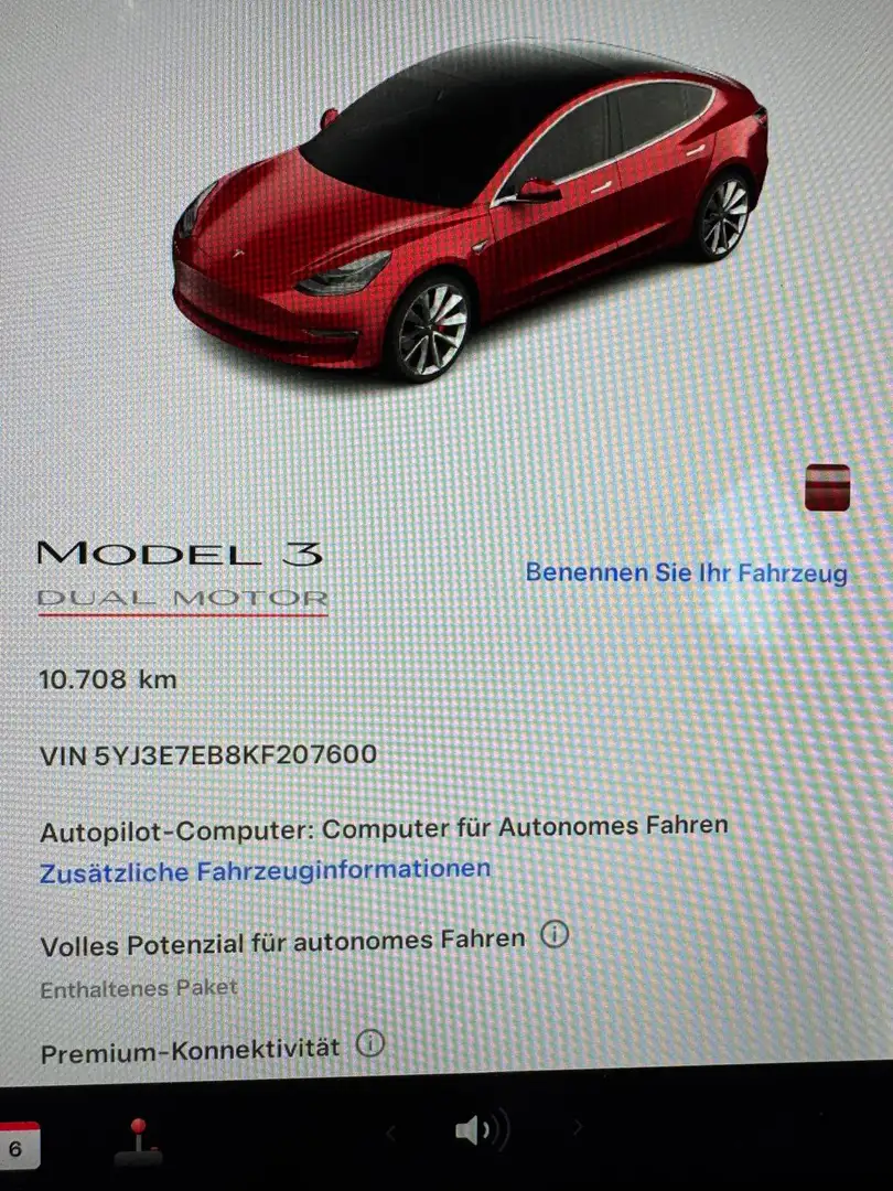 Tesla Model 3 Model 3 Allradantrieb Dual Motor Performance Rot - 2
