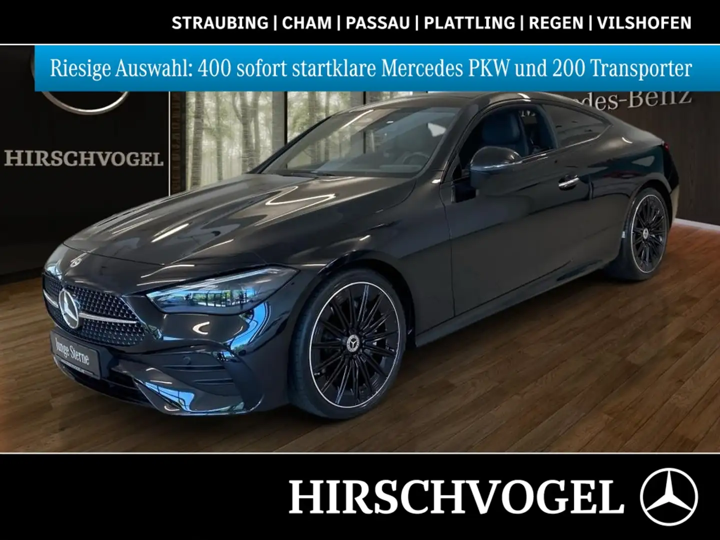 Mercedes-Benz CLE 300 4M AMG-Line Premium+Night+Pano+KEYLESS Noir - 1