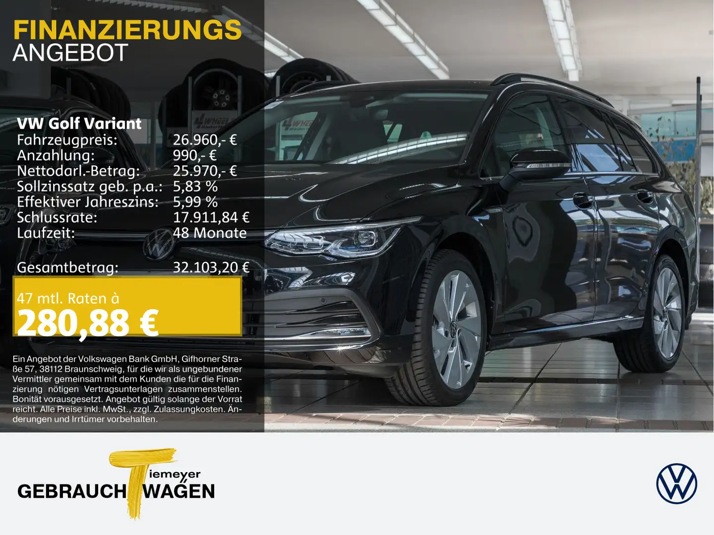 Volkswagen Golf Variant 2.0 TDI DSG STYLE NAVI LED KAMERA Schwarz - 1