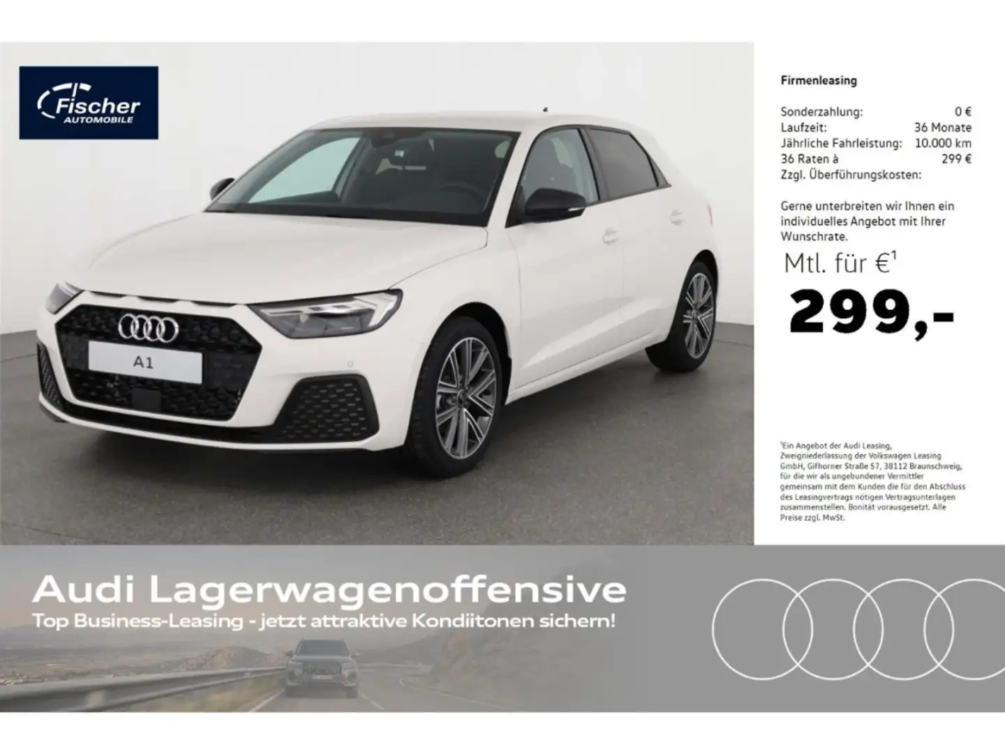 Audi A1 Sportback 35 TFSI/ LP: 33.525€/ LED-Scheinwerfer/ Weiß - 1