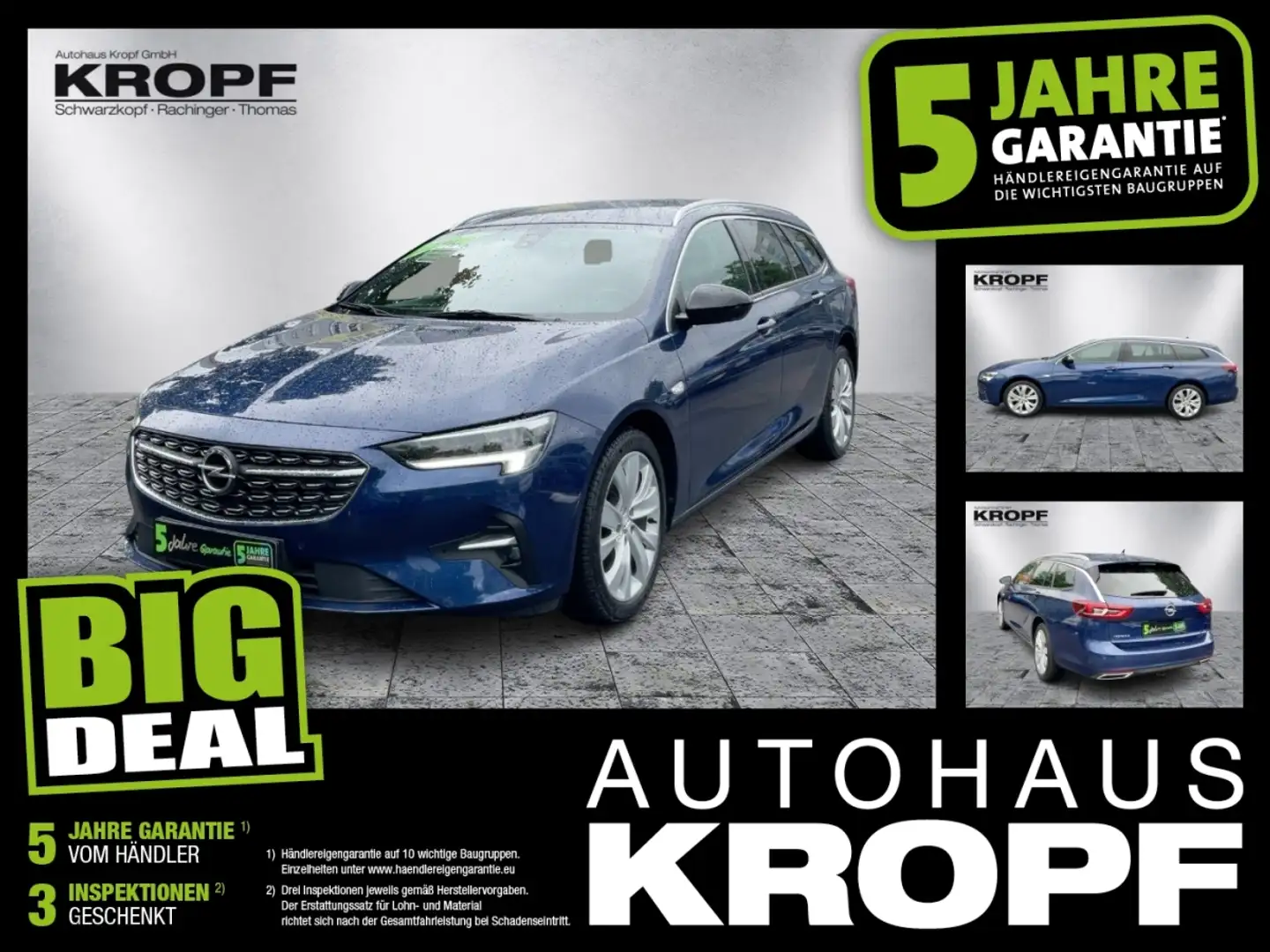Opel Insignia B Sports Tourer **LED SHZ LHZ ALU** Blauw - 1