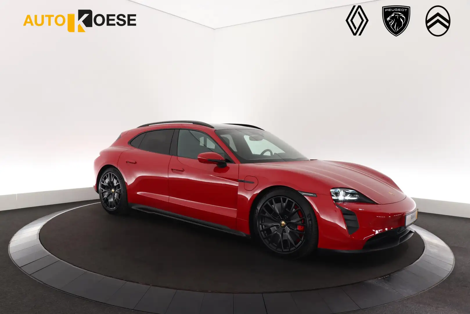 Porsche Taycan Sport Turismo GTS | 93 kWh Accu Plus | Surround Vi Rood - 1
