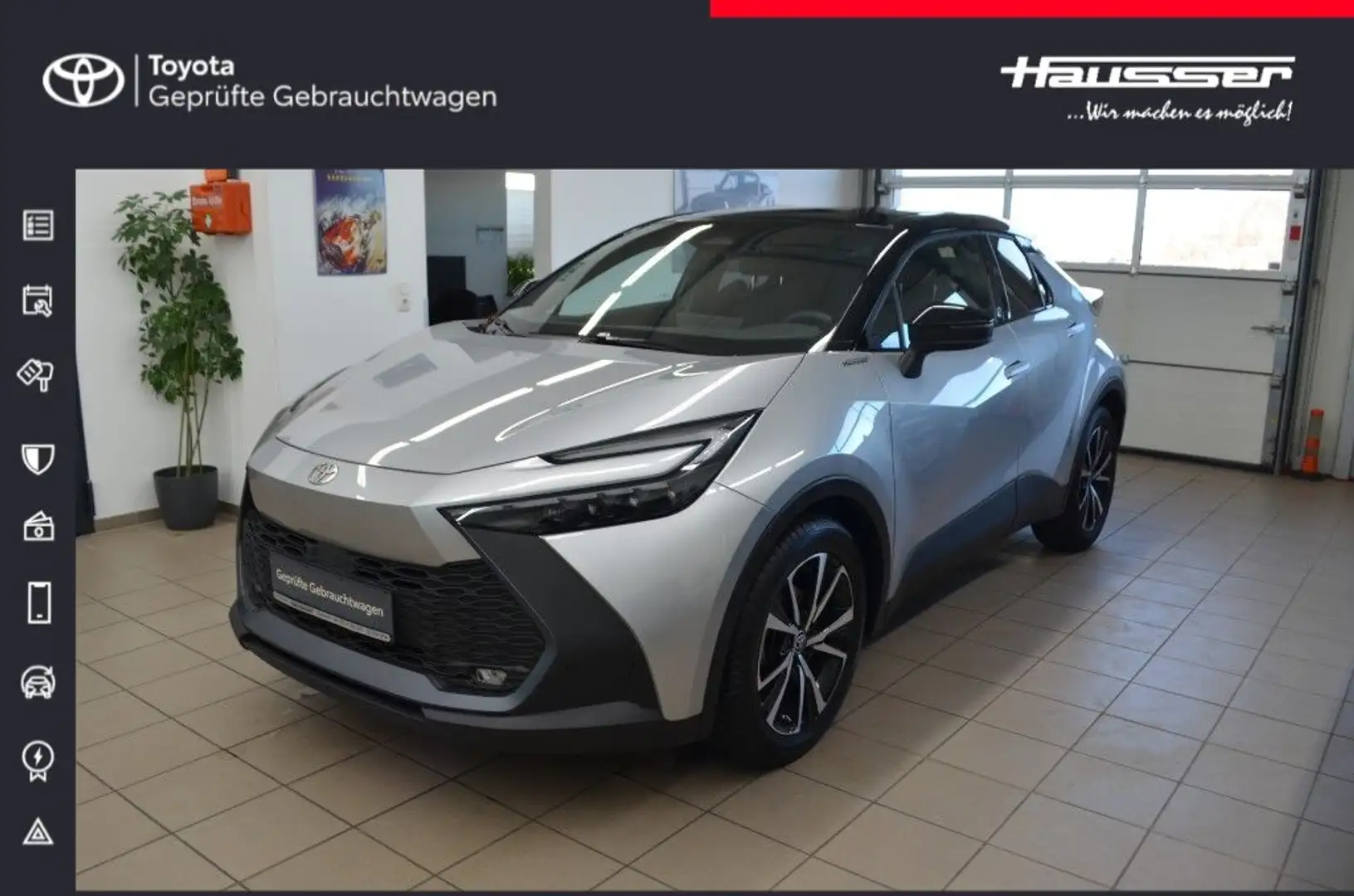 Toyota C-HR 1.8 Hybrid Team Deutschland+TECHNIK-P+ALLWETTER Argento - 1