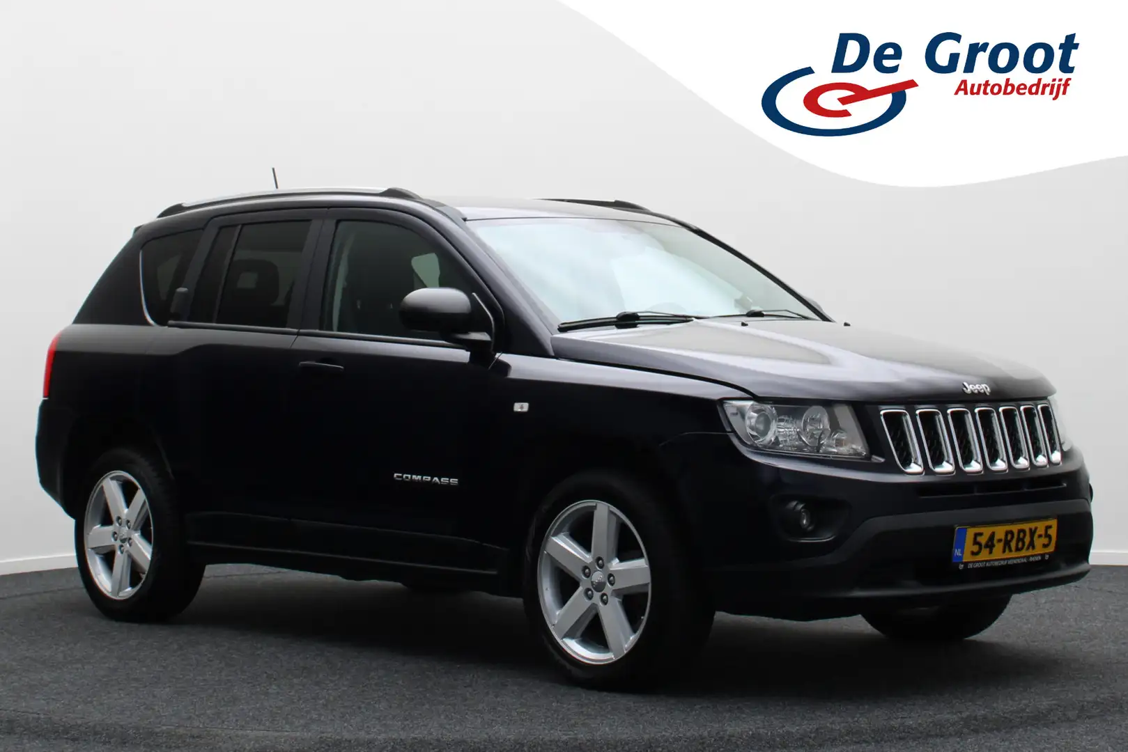Jeep Compass 2.4 Limited 4WD Automaat Leer, Stoelverw., Climate Blauw - 1