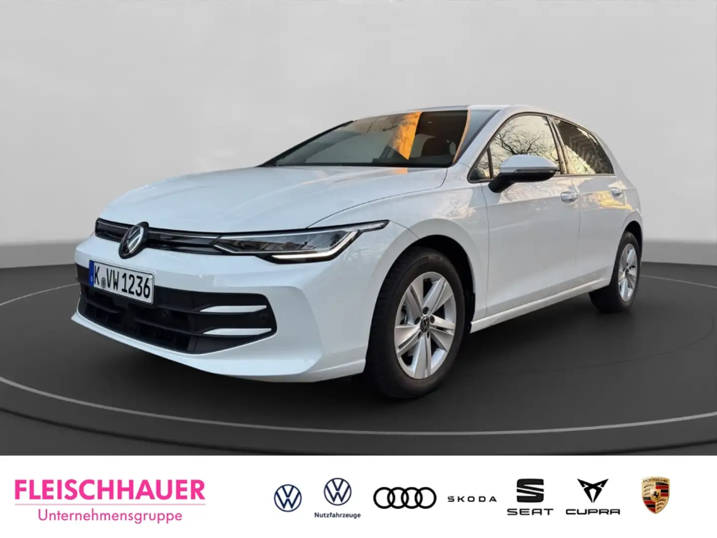 Volkswagen Golf Life 2.0 TDI LED+HUD+ACC+NAVI+PDC V&H+SHZ+DC+DAB+C Weiß - 1