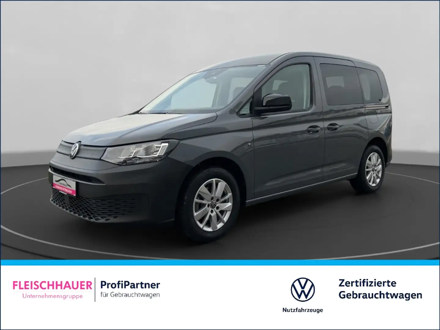 Volkswagen Caddy PDCv/h+KAMERA+AHK+KLIMAAUT+SHZ Grau - 1