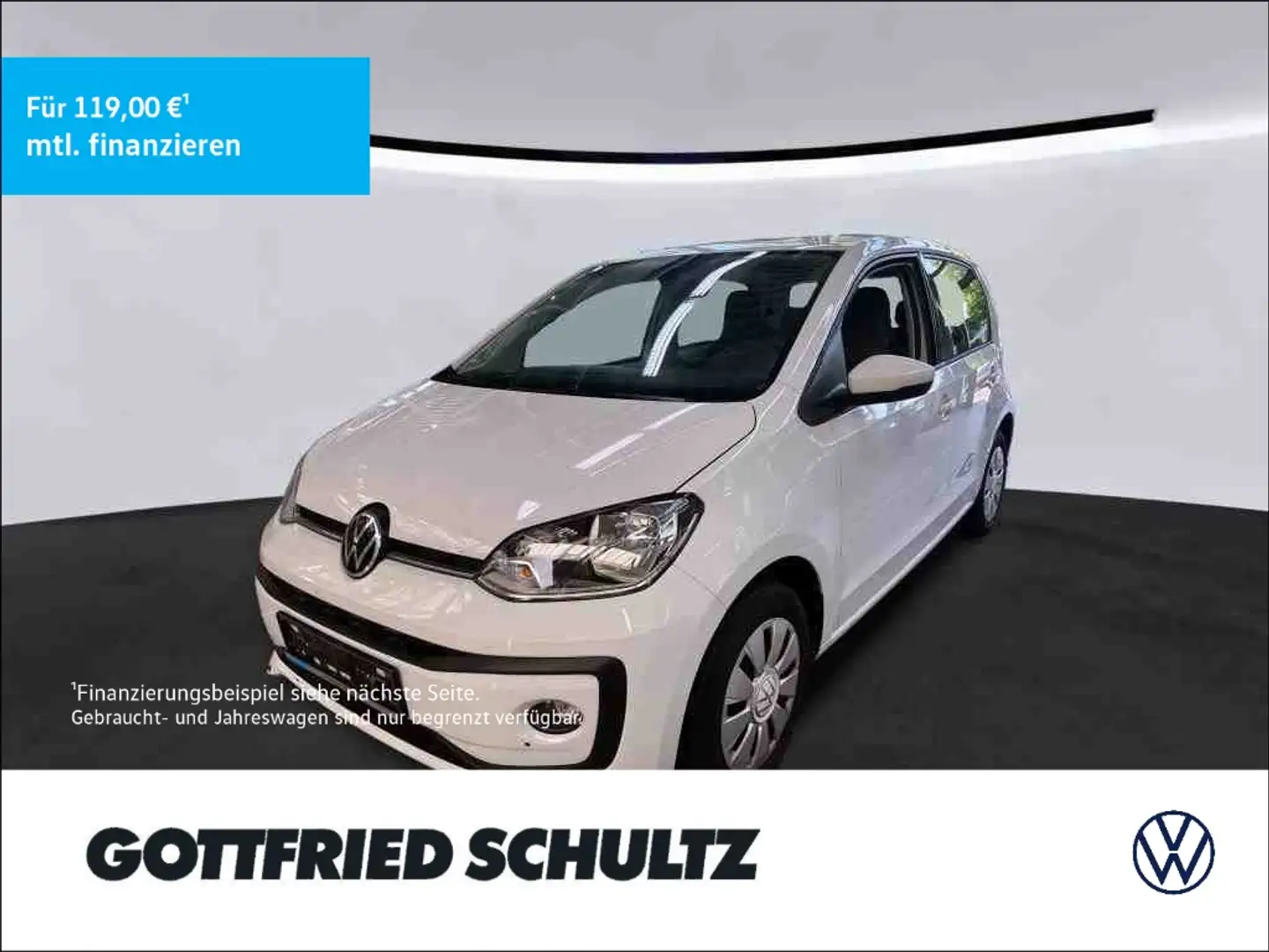 Volkswagen up! 1.0 MPI MOVE KLIMA SHZ DAB BC NL Weiß - 1