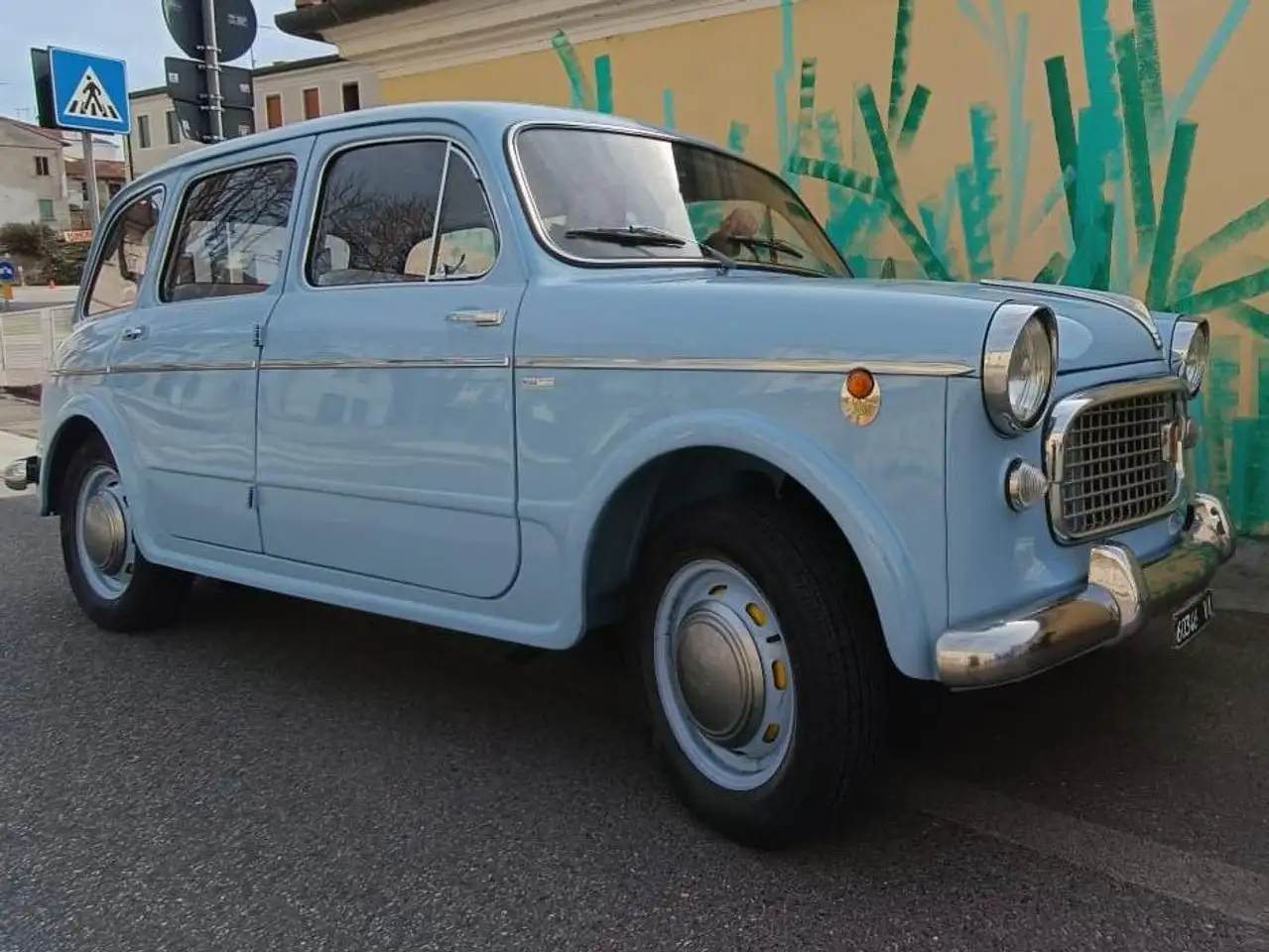 FIAT 1100 FAMILIARE DOCUMENTI E TARGHE ORIGINALI, foto 5