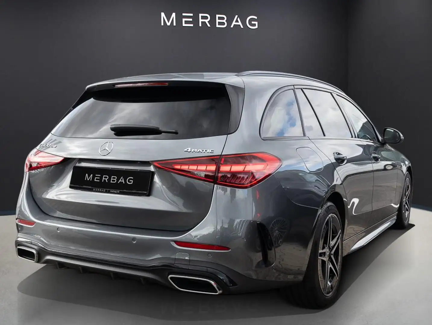 Mercedes-Benz C 300 de 4MATIC T-Modell mit EQ Hybrid Technologie Grau - 2