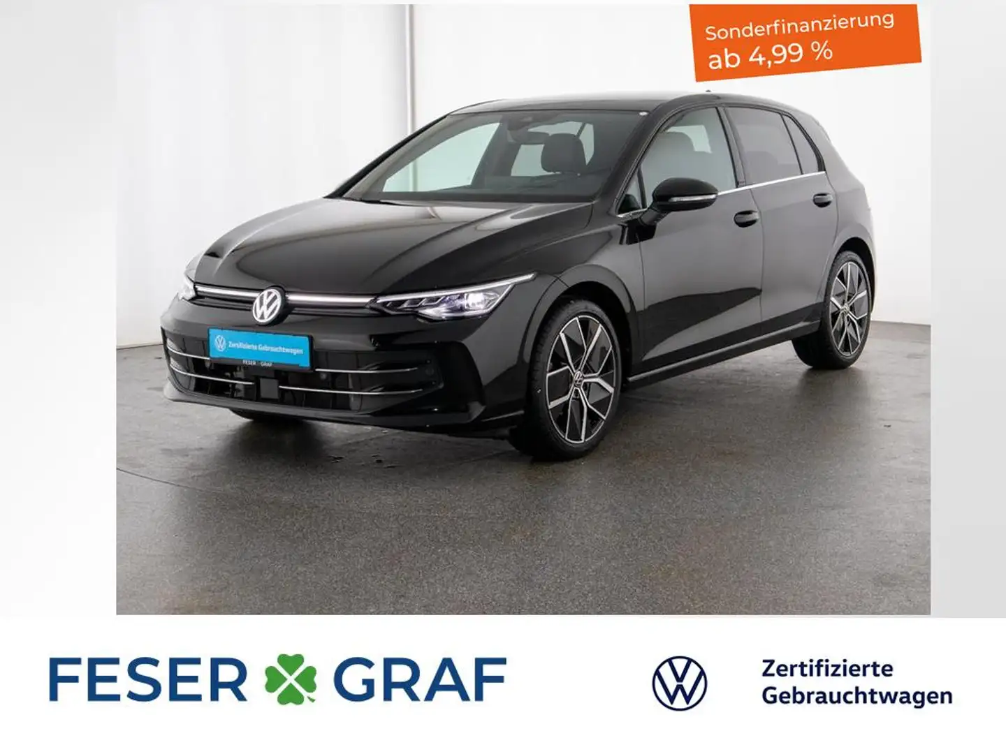 Volkswagen Golf 1.5eTSI Edition50 DSG AHK LED PanoSchieb Schwarz - 1