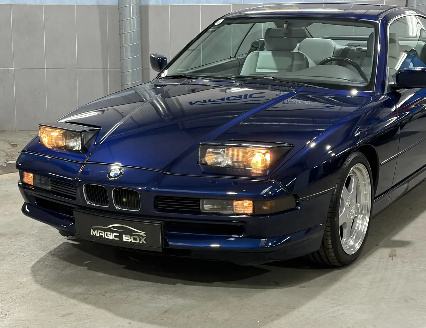BMW 850 Keramikversiegelt*REMUS*Keskin-Felgen*Memorysitze* Blau - 2