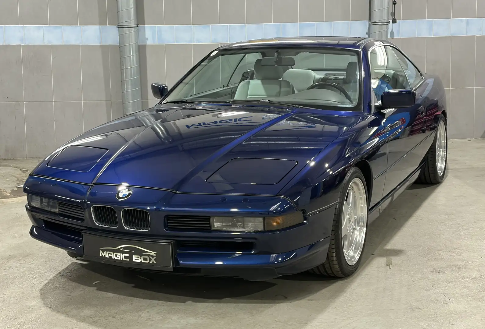 BMW 850 Keramikversiegelt*REMUS*Keskin-Felgen*Memorysitze* Blau - 1