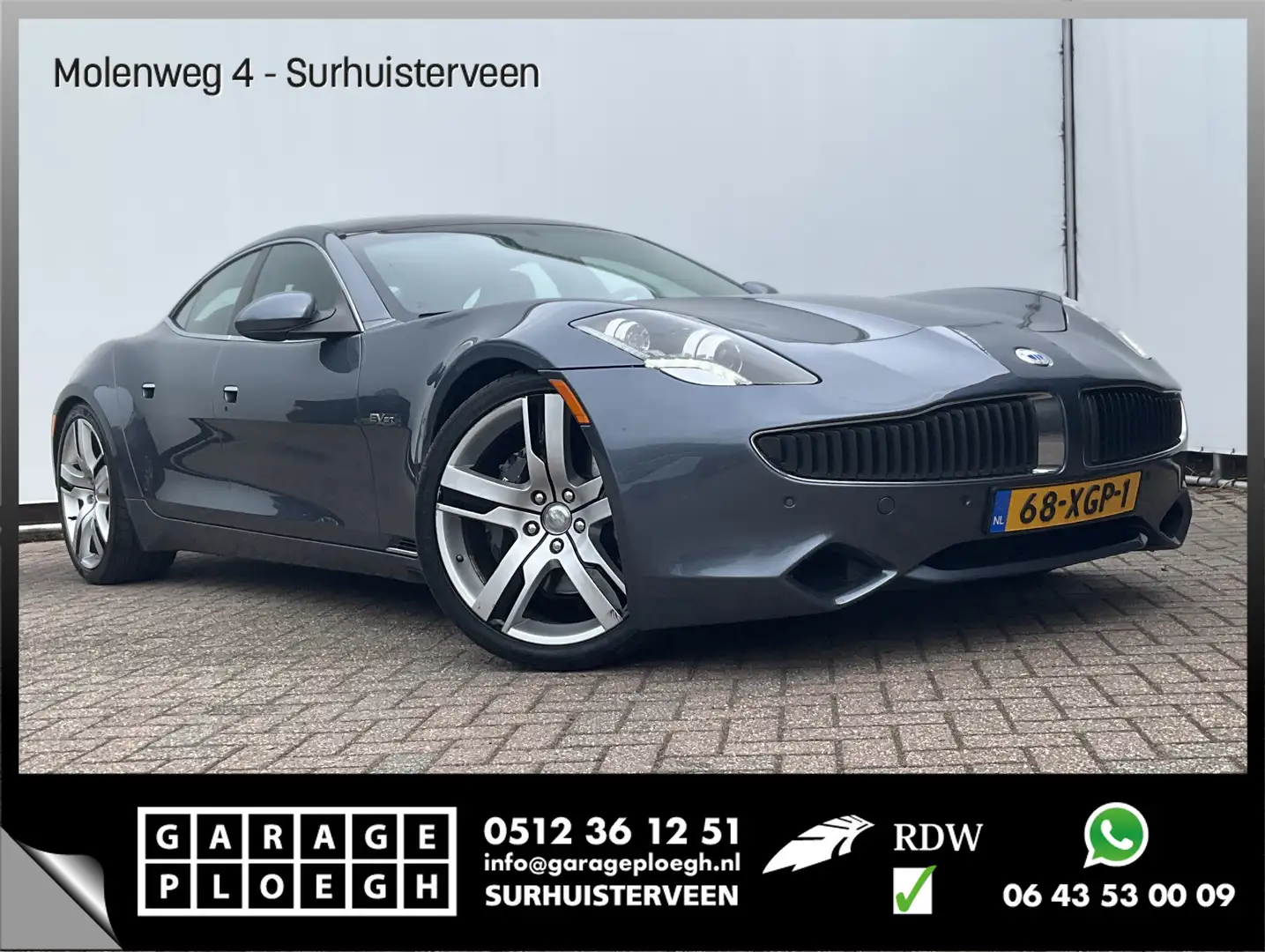 FISKER Karma 2.0 213pk Eco Hybrid Nav/Cam Stoelverw Alcantara 2 Bleu - 1