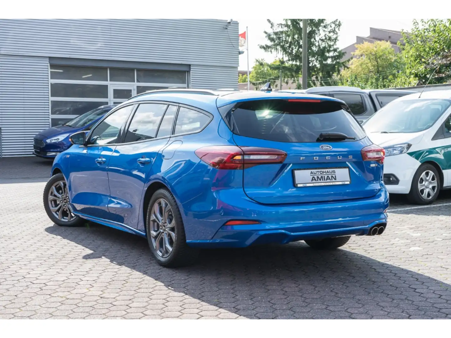 Ford Focus Turnier ST-Line 1.0 EcoBoost Mild-Hybrid EU6d AHK- Blau - 2