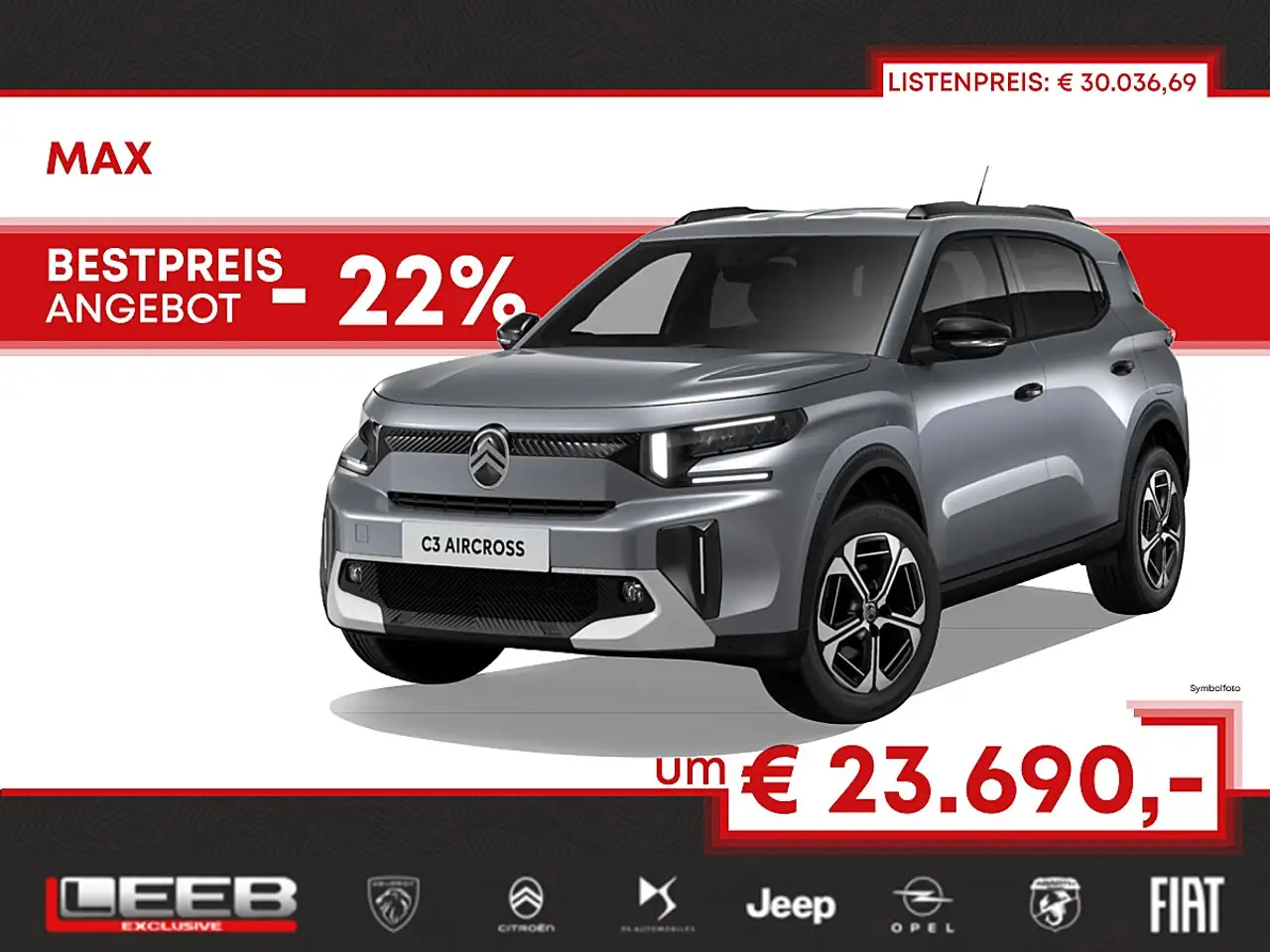 Citroen C3 Aircross Hybrid mHEV 145 Max ë-DSC6 inkl. Winterpaket — photo 1 of 1