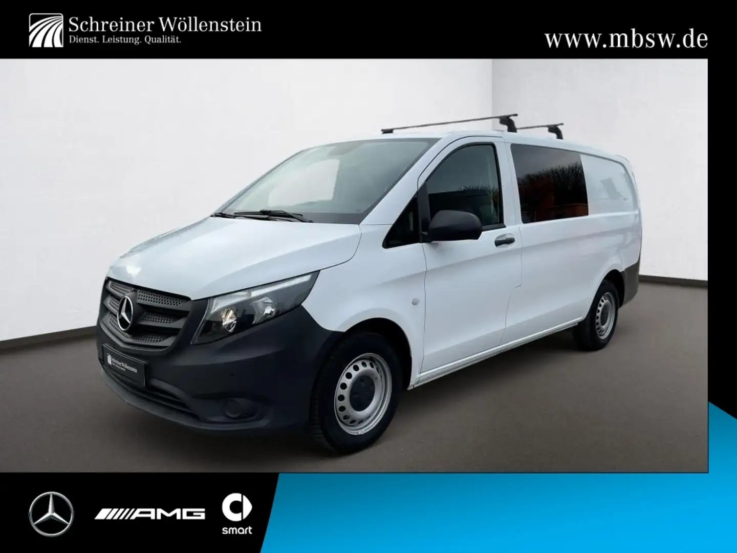 Mercedes-Benz Vito 114 Mixto Lang AHK*Kamera*Audio40*Klima Weiß - 1