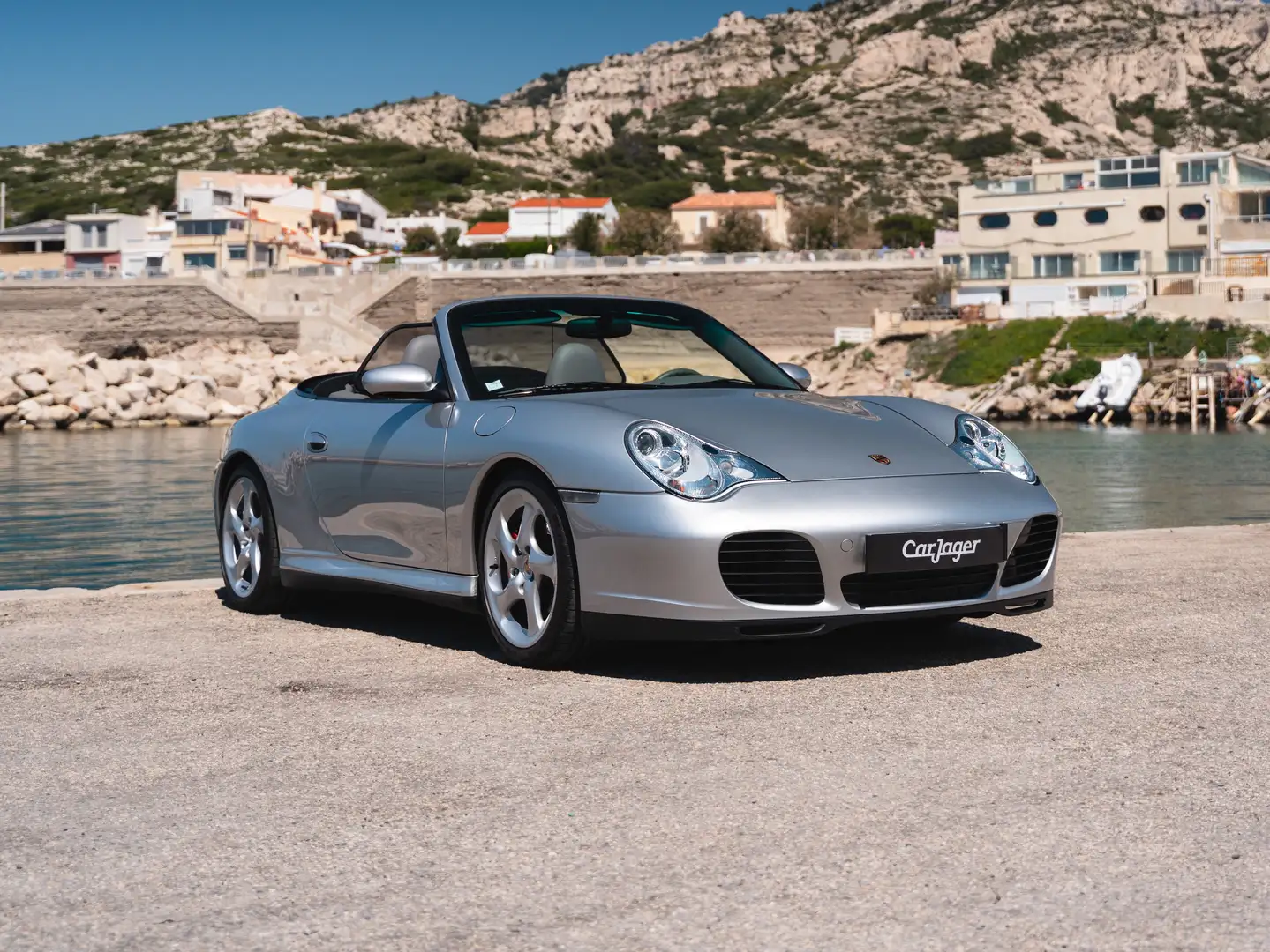 Porsche 911 996 Carrera 4S Cabriolet Argent - 1