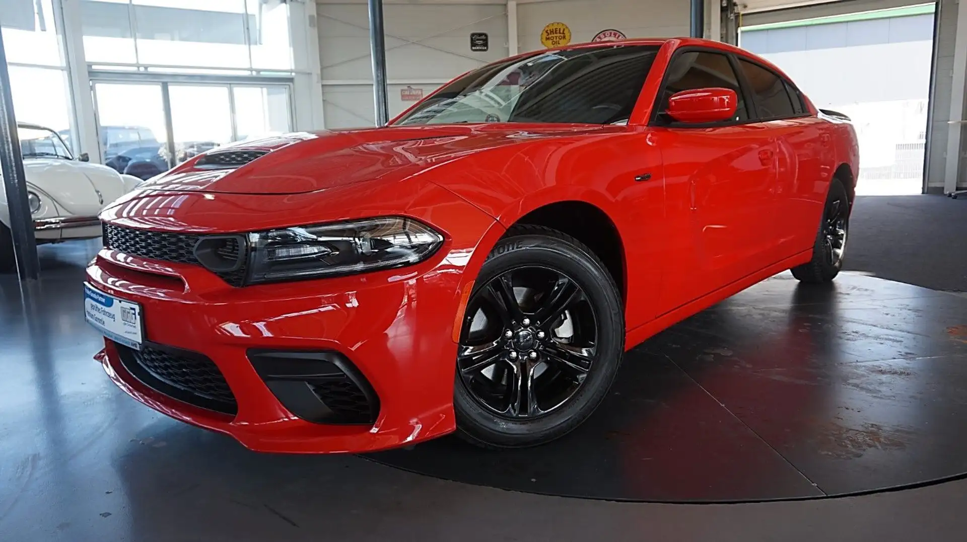 Dodge Charger 3,6l Automatik*Alu*Leder*Kamera*wenig.KM Červená - 1
