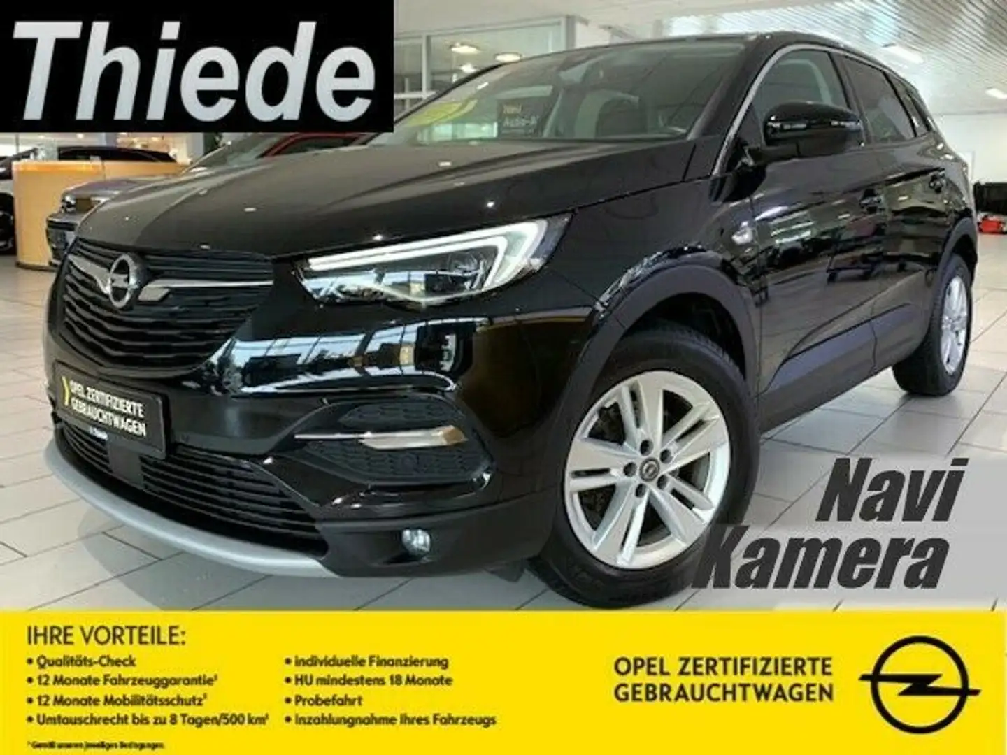 Opel Grandland X 2.0D 120 JAHRE NAVI/LED/KAMERA/SHZ Noir - 1