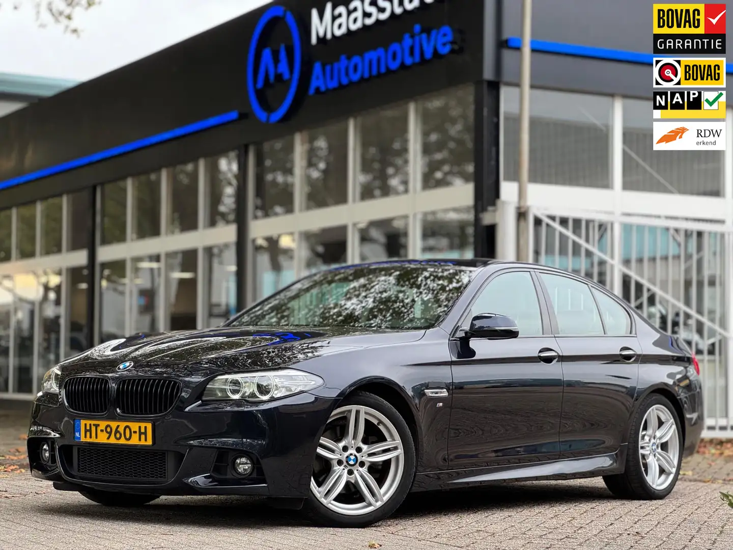 BMW 520 5-serie 520i High Executive M-sport NW APK AUT Top Nero - 1