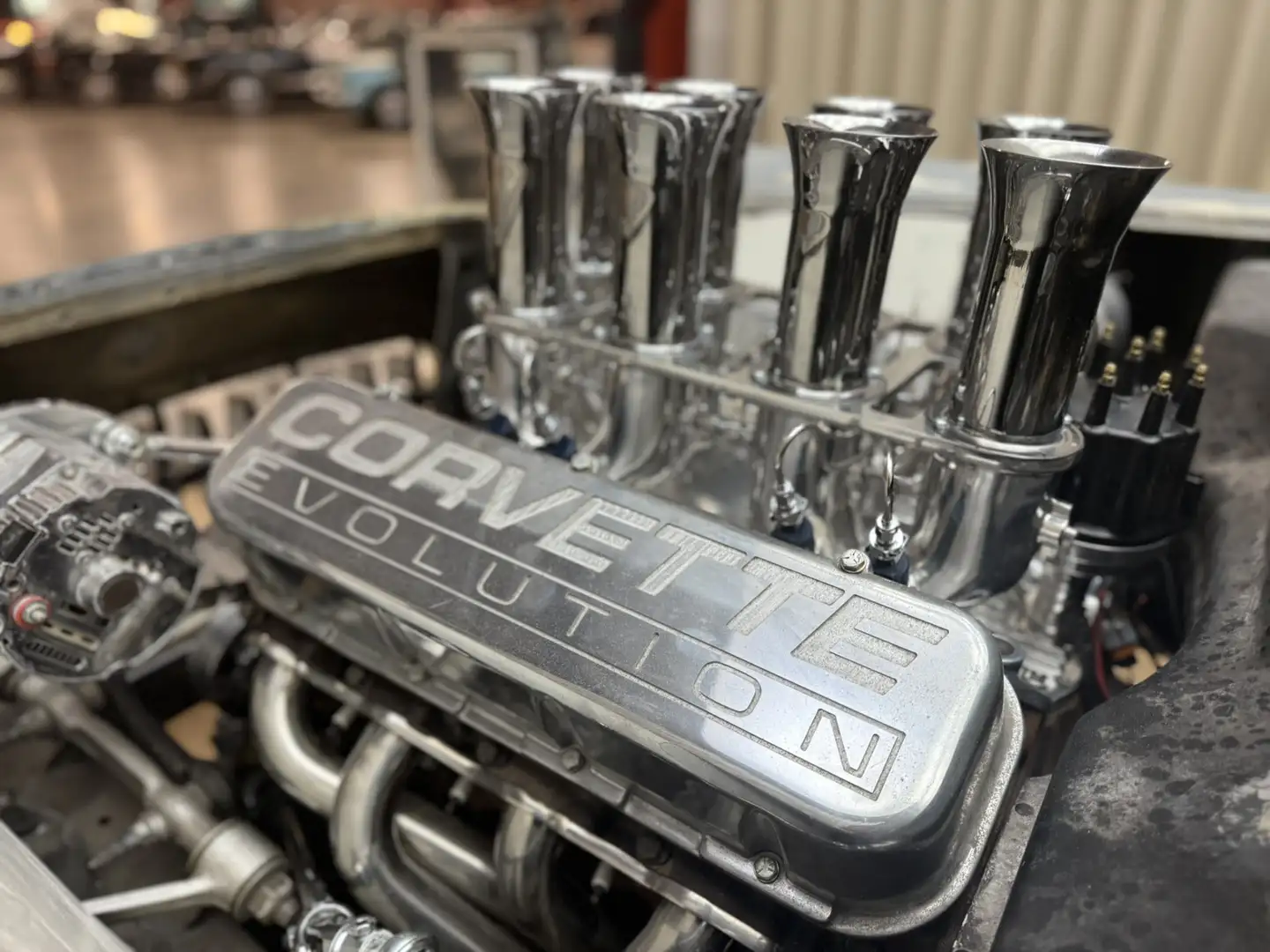 Chevrolet Corvette C1 524Ci Monster (7,5L) / 1955 Restomod / Wilwood Weiß - 2