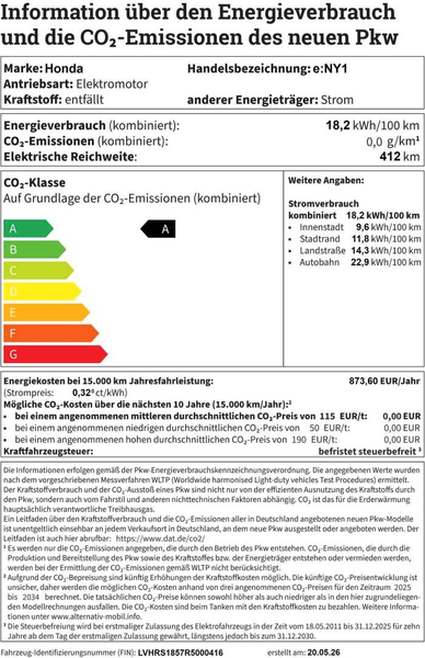 Honda e:Ny1 e:NY1 *8 Jahre Garantie* — photo 10
