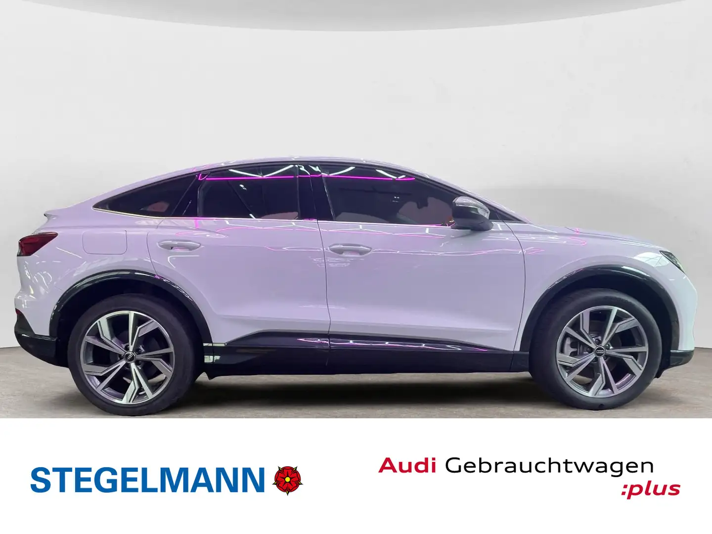 Audi 45 e-tron Sportback Blanc - 1
