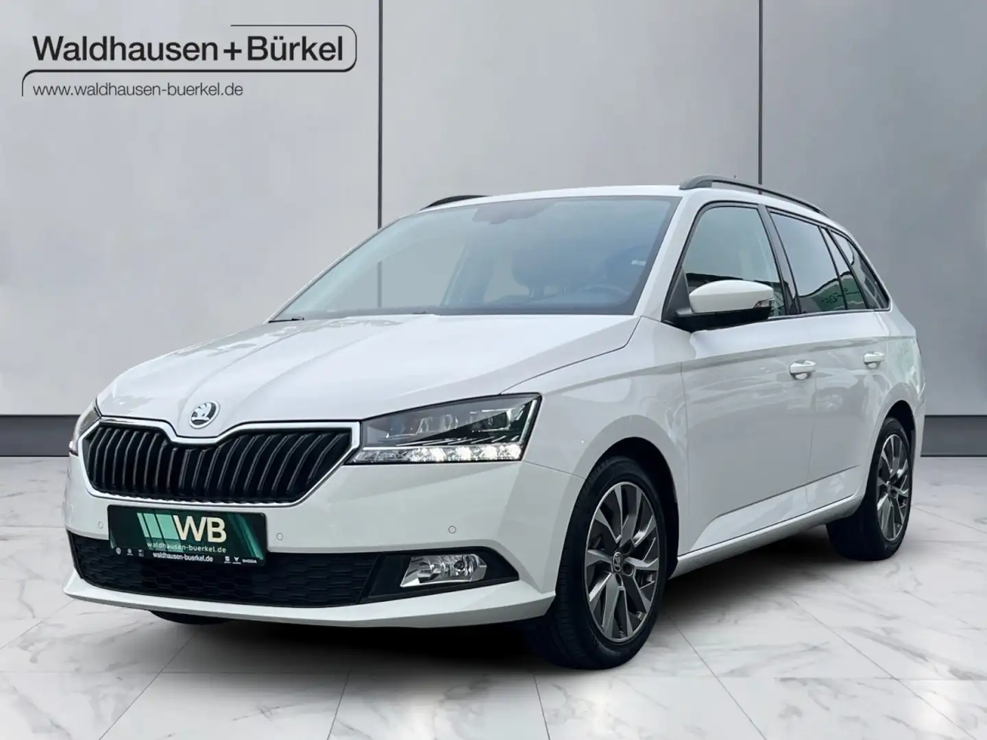 Skoda Fabia Combi 1.0 TSI Best of OPF *Navi *AHK * Klima Navi Blanc - 1