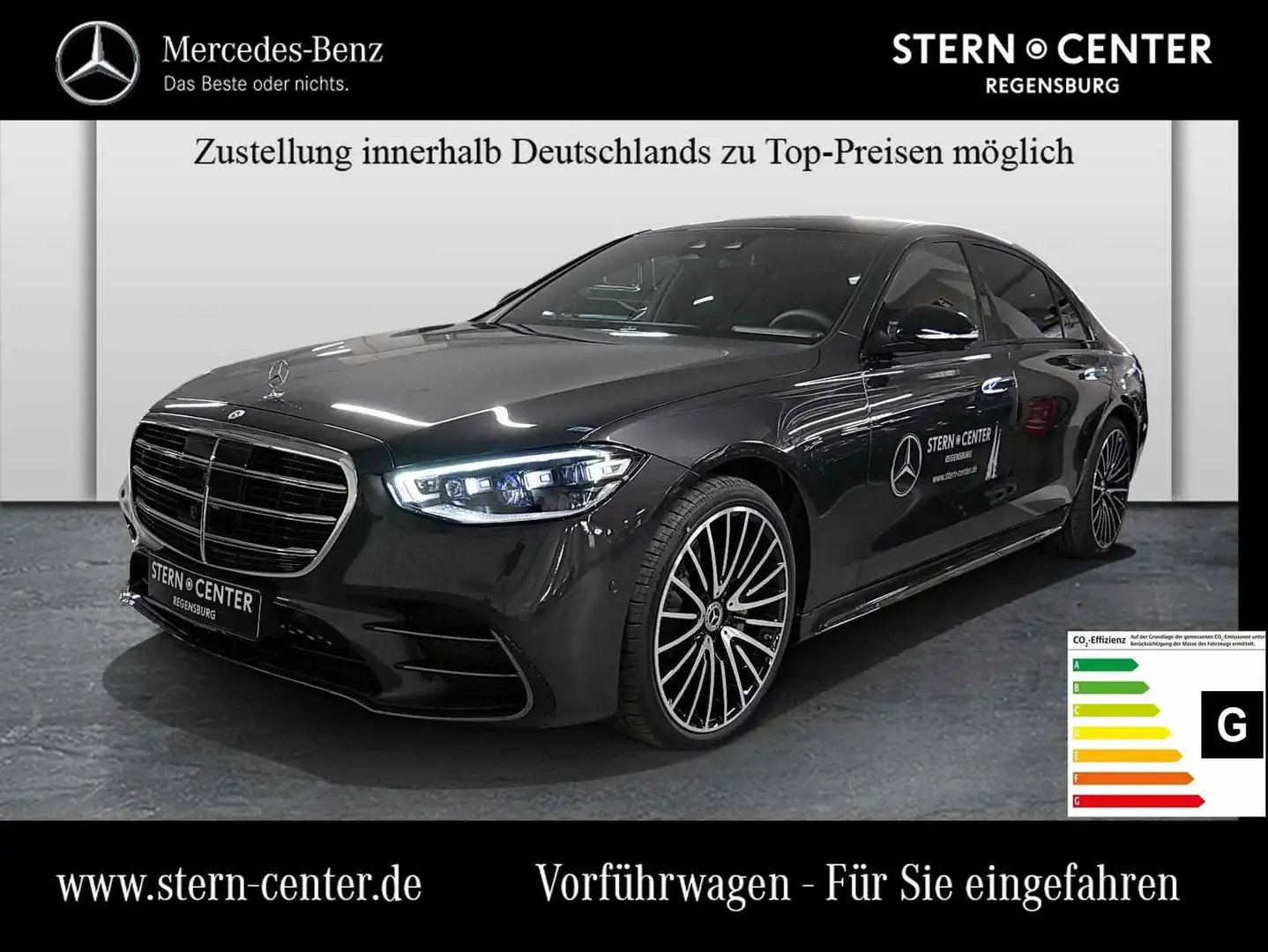 Mercedes-Benz S 450 d 4M lang AMG+DIST.+DIGITAL LIGHT+PANO+HUD Gris - 1