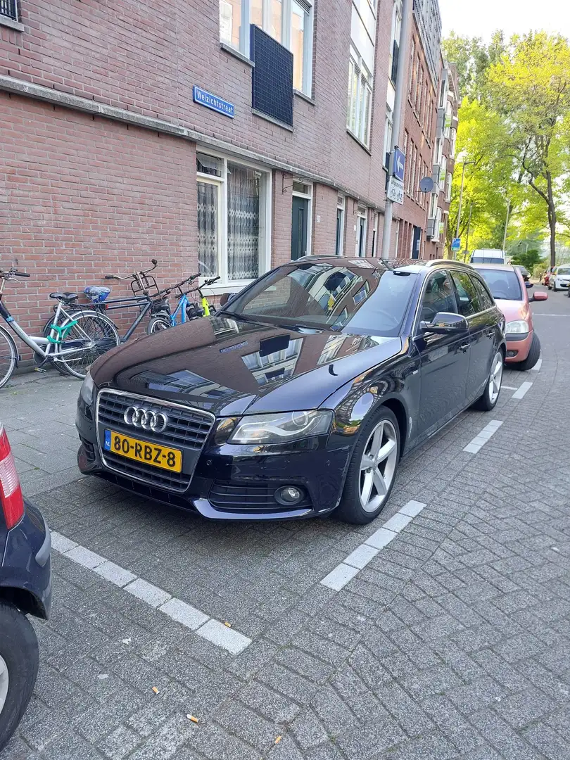 Audi A4 2.0 TFSI Pro Line S Zwart - 1
