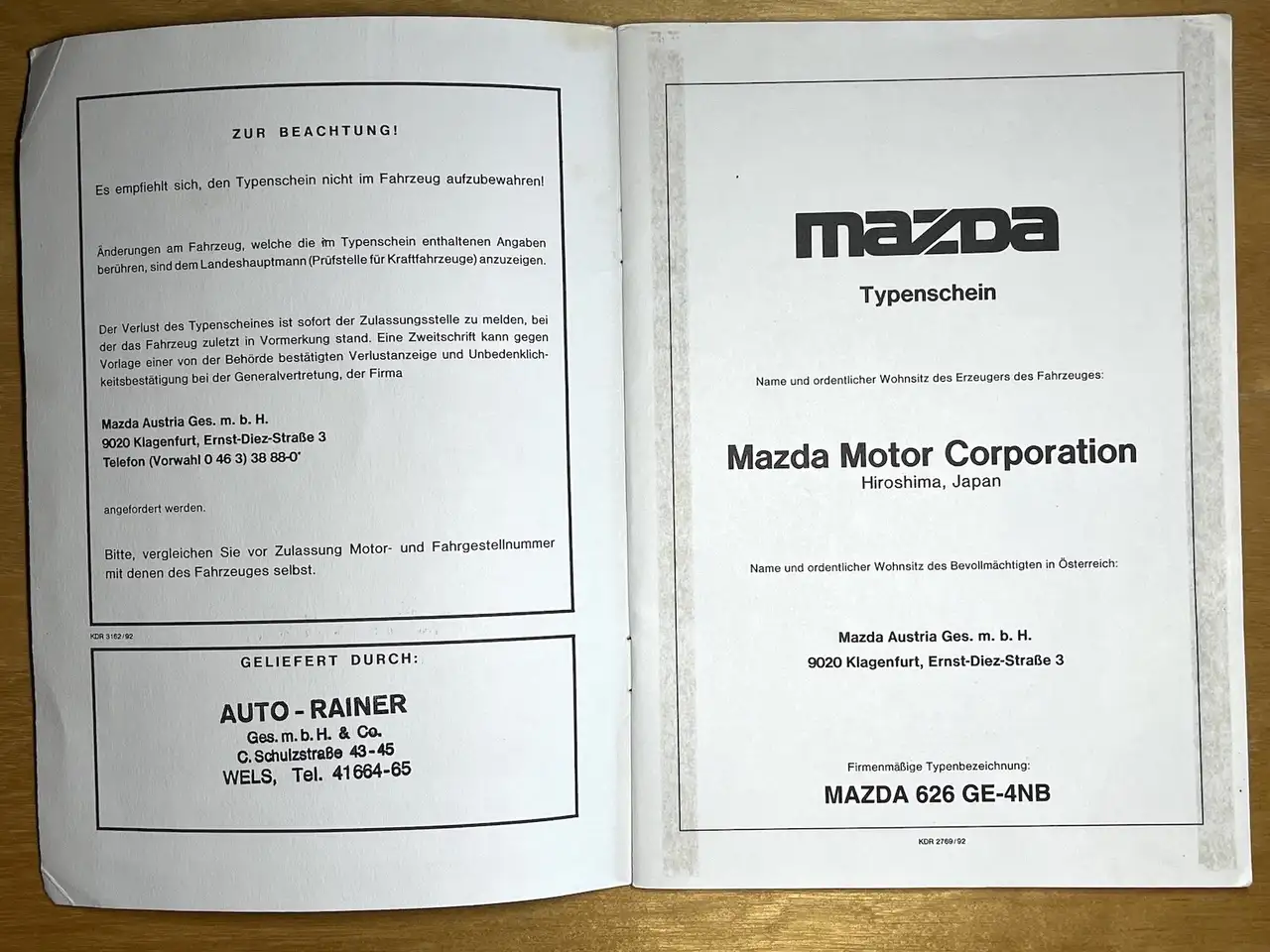 Mazda 626 2,0 D-CX – seltene Comprex-Version, foto 10