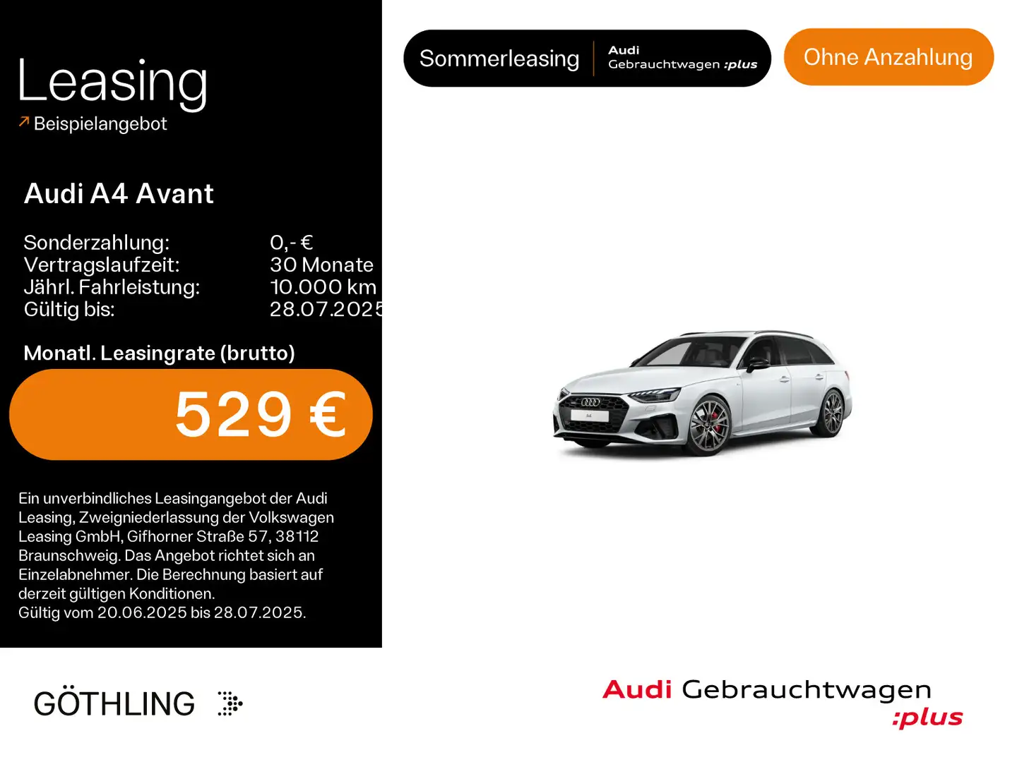 Audi A4 45 TFSI qu 2x S line S tro*B&O*HUD*Pano Weiß - 1
