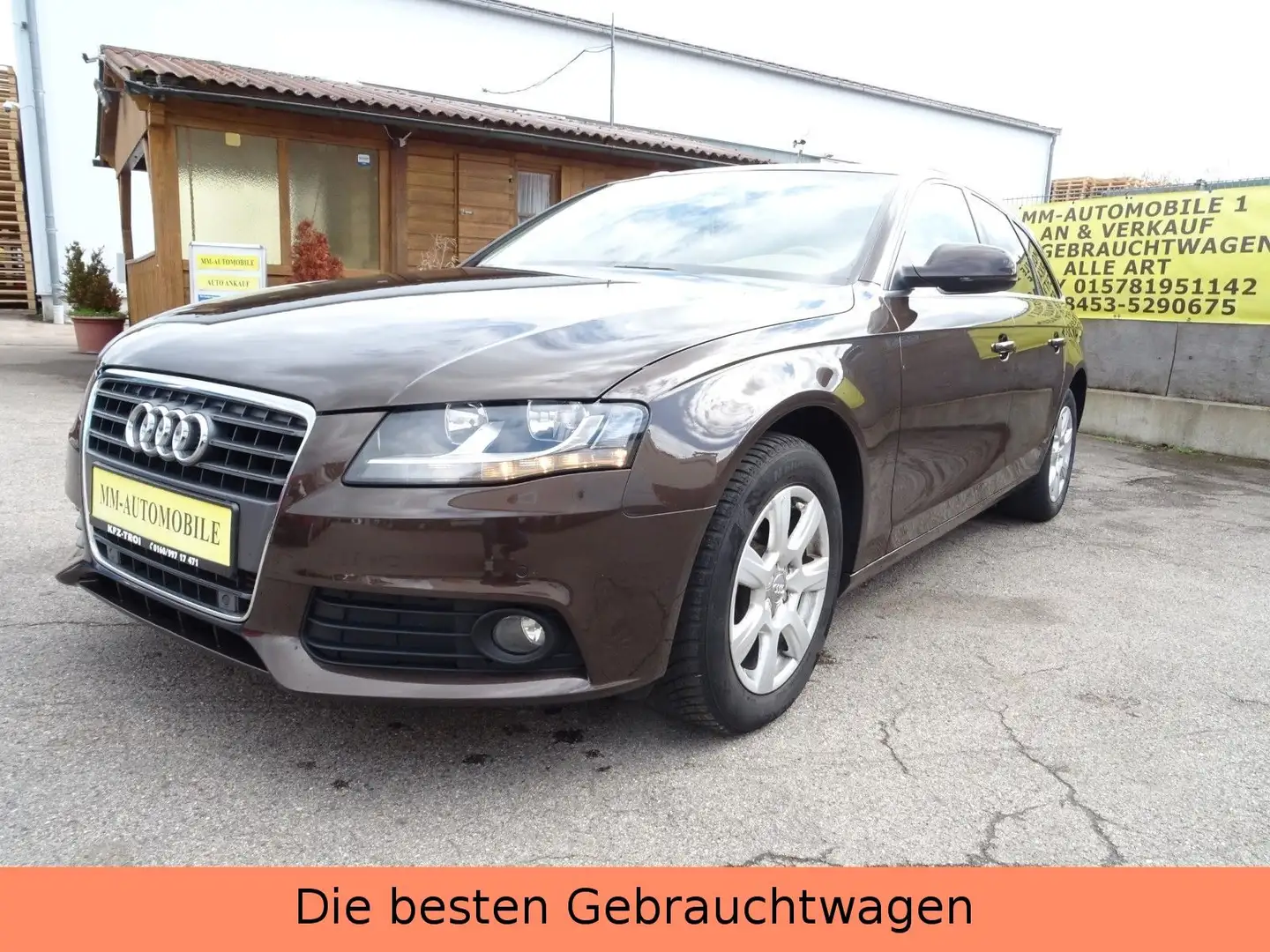 Audi A4 Avant Ambiente-MOTORSCHADEN-TURBOLADE NEU Brązowy - 1