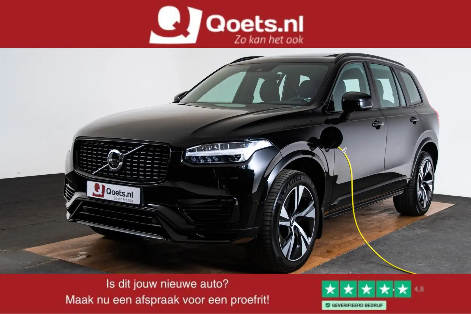 Volvo XC90 2.0 T8 Recharge AWD R-Design Long Range - Panorama Zwart - 1