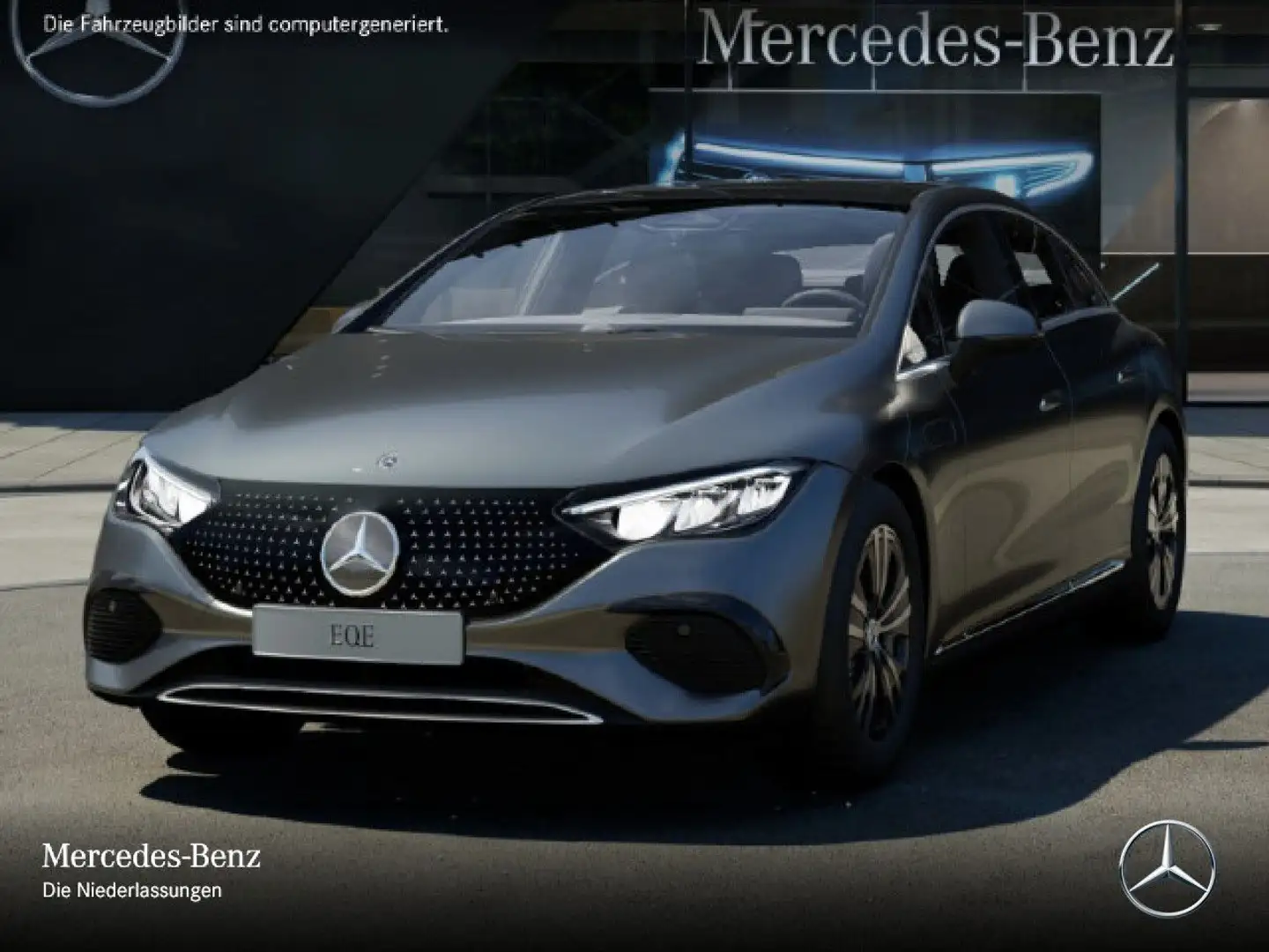 Mercedes-Benz EQE 350 Avantgarde WideScreen Pano Burmester LED Grau - 2