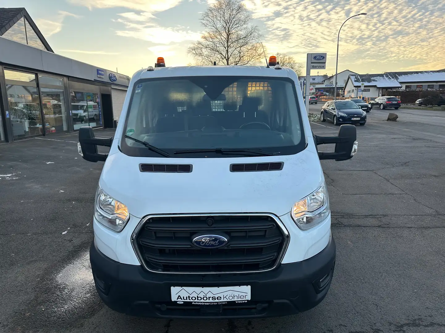 Ford Transit 350 DoKa Pritsche L3 Trend *Klima, AHK* Weiß - 2