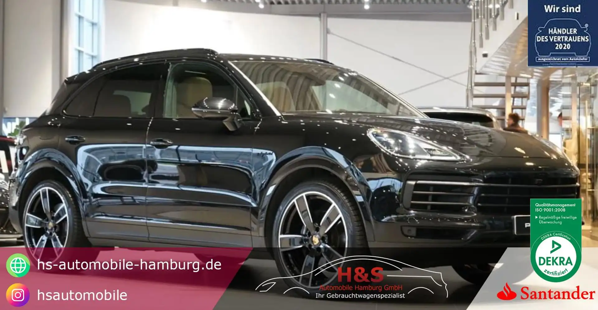 Porsche Cayenne E-Hybrid Platinum Edition Schwarz - 1