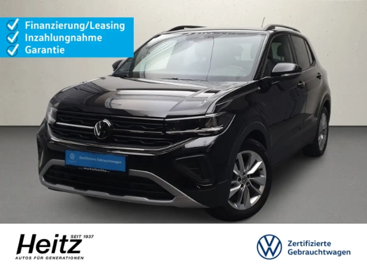 Volkswagen T-Cross 1.0 TSI DSG Goal Navi LED AppConnect ACC Schwarz - 1
