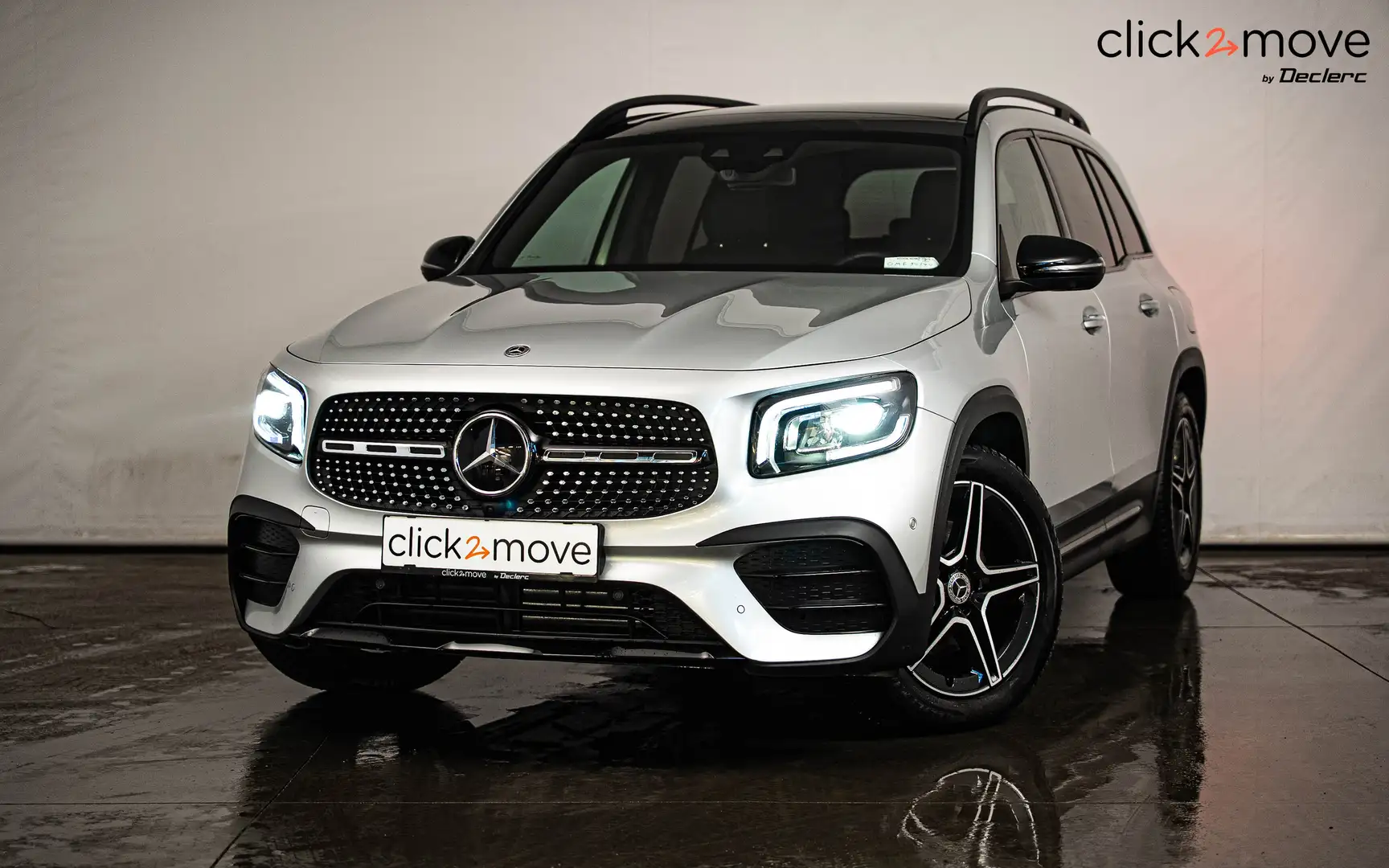 Mercedes-Benz GLB 200 GLB 200 d 4-Matic AMG Line *Toit ouvrant* Gris - 1