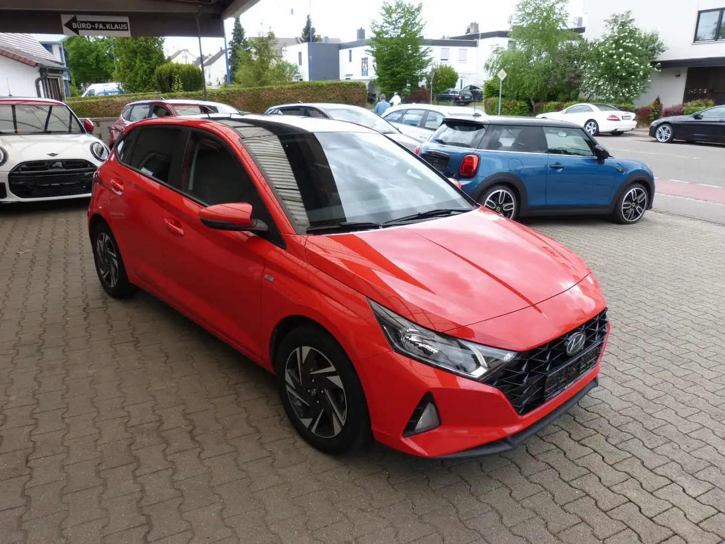 Hyundai i20 Intro Edition Mild-Hybrid APPLE KLIMAAUT. Rouge - 2
